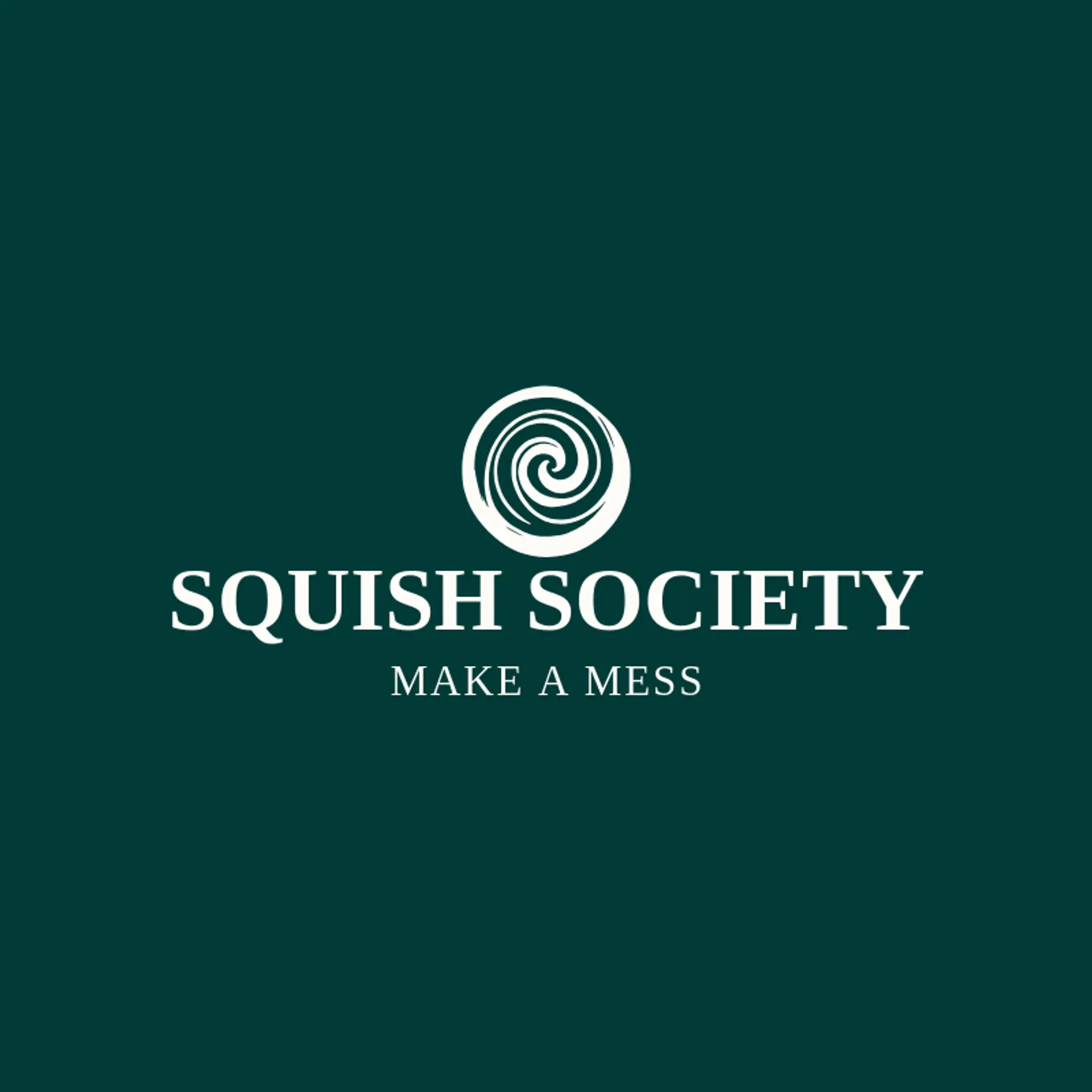 Squish Society logo for slime
