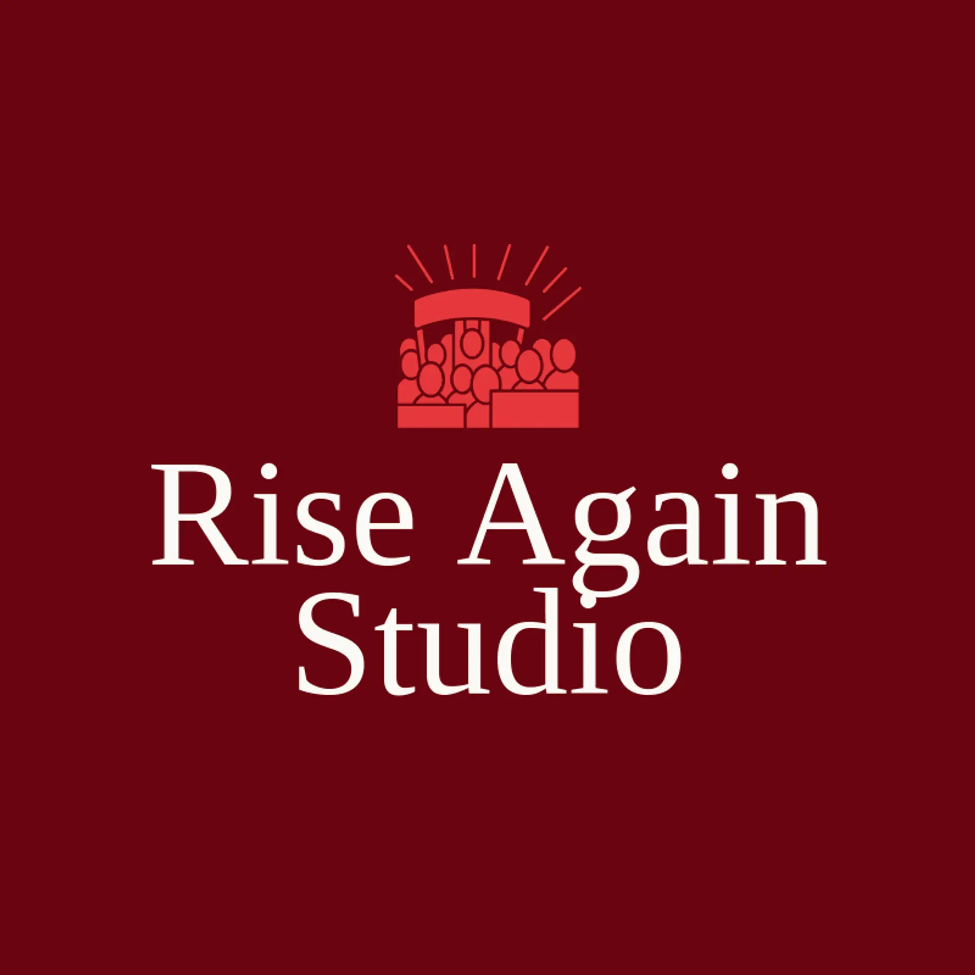 Rise Again Studio logo for revolution