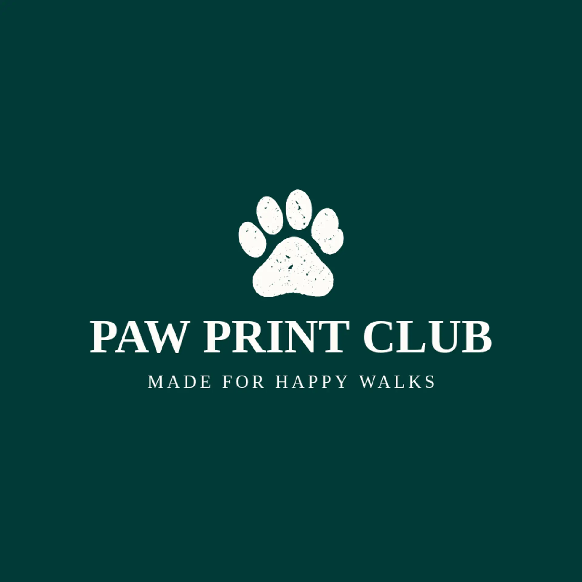 Paw Print Club logo for paw print