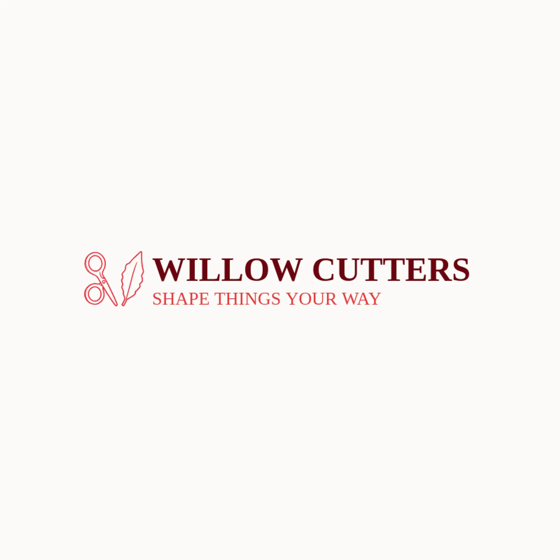 Willow Cutters logo for scissors