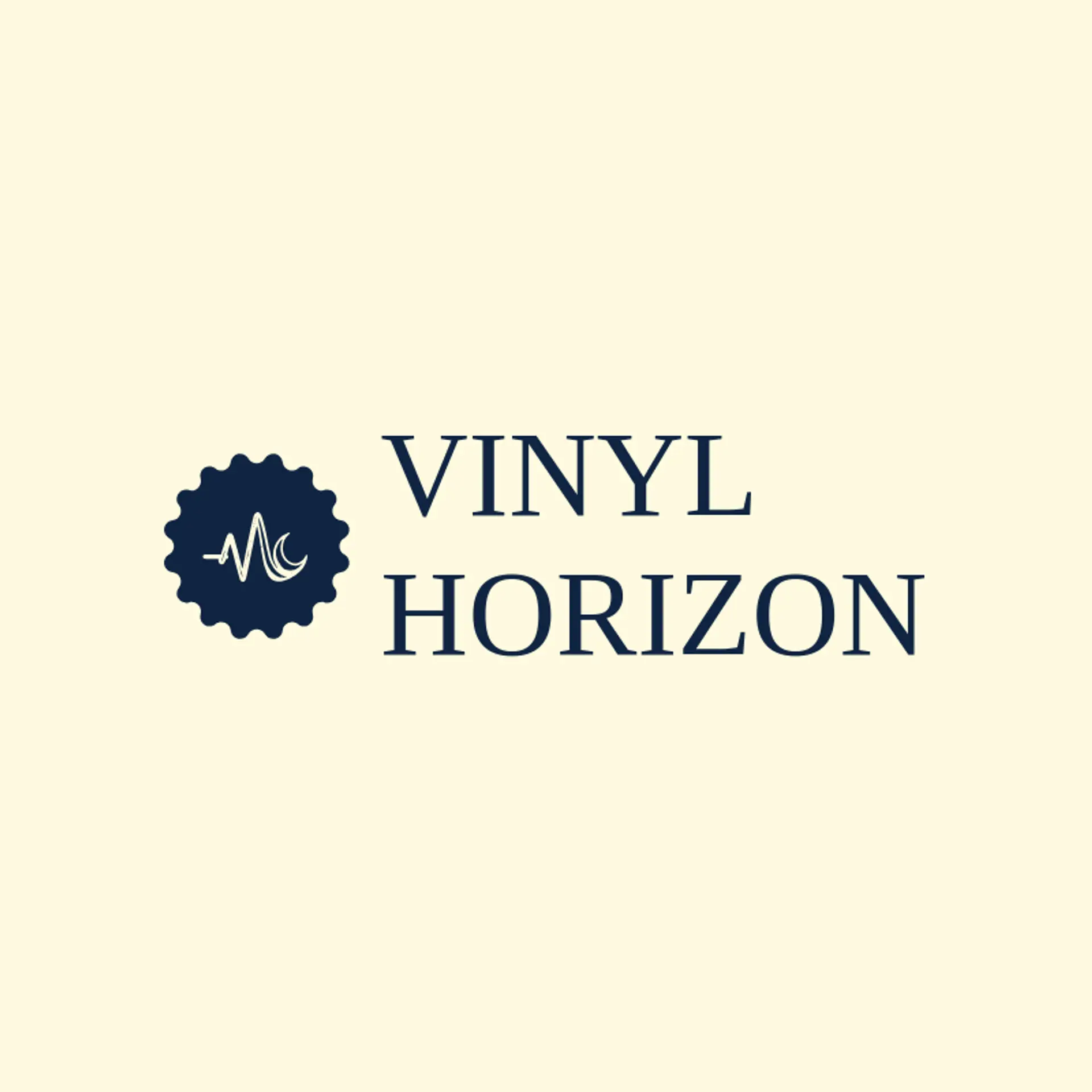 Vinyl Horizon logo for sound wave