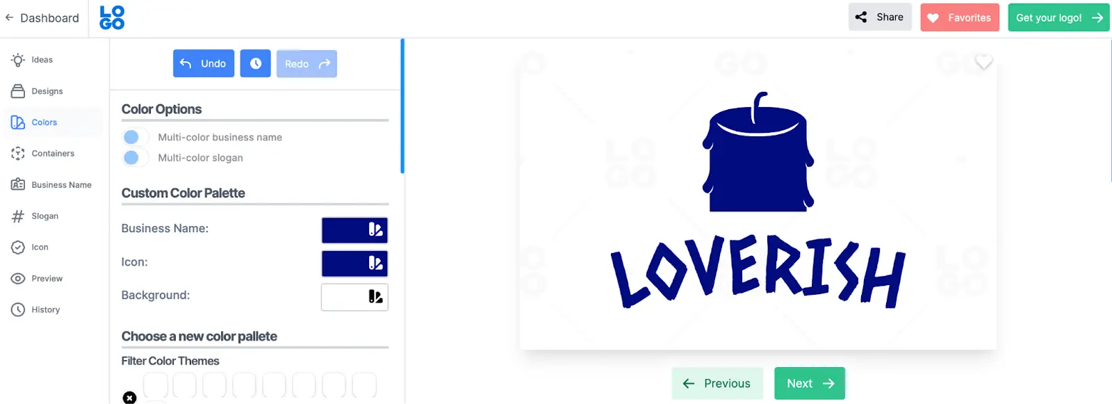 Click the image to customize this logo