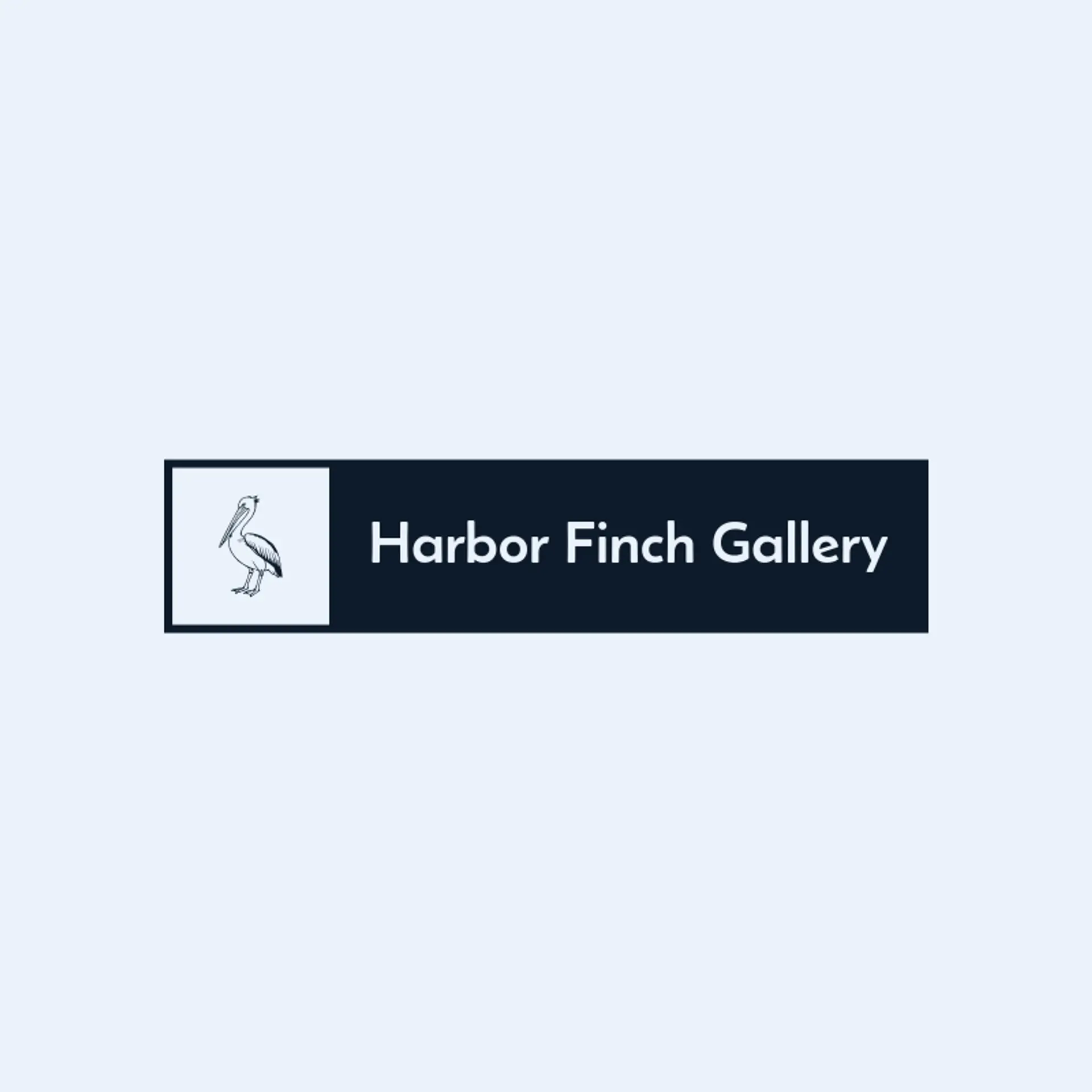 Harbor Finch Gallery logo for pelican