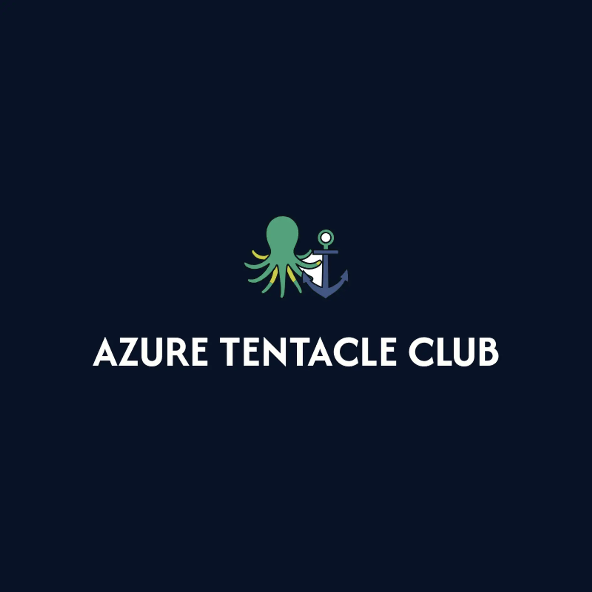 Azure Tentacle Club logo for octopus