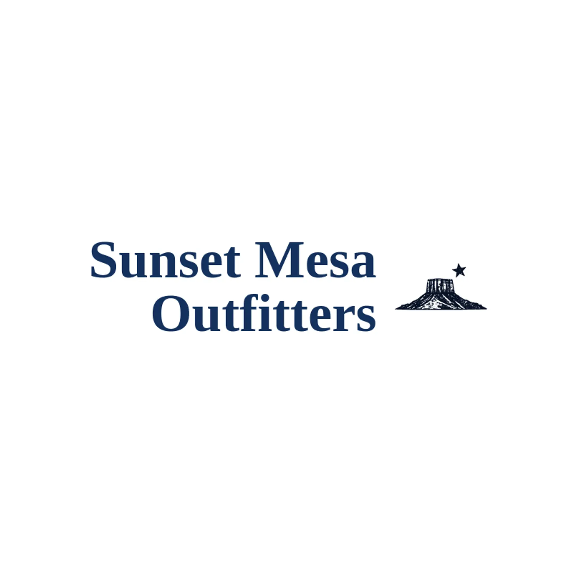 Sunset Mesa Outfitters logo for outlaw