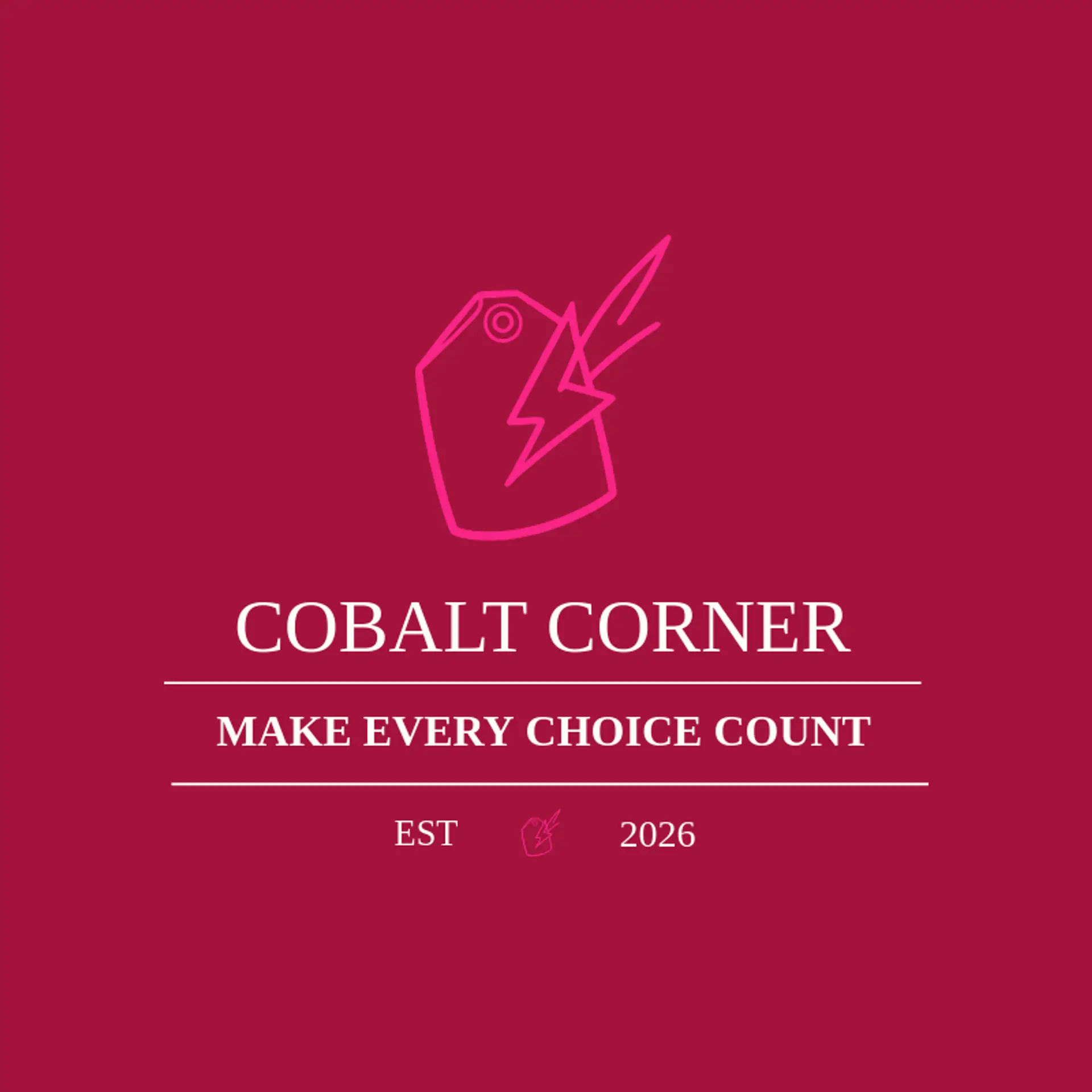 Cobalt Corner logo for retail