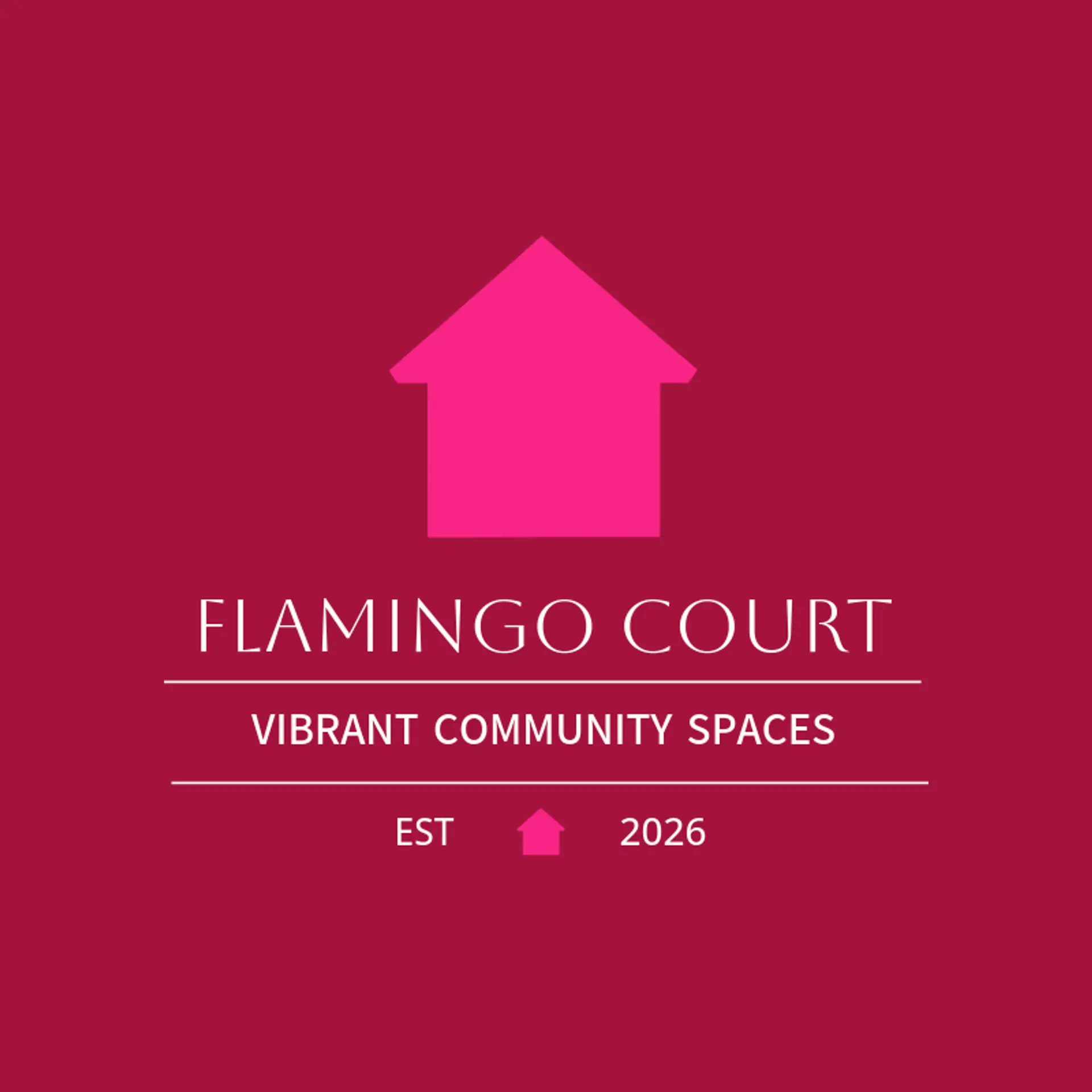 Flamingo Court logo for house