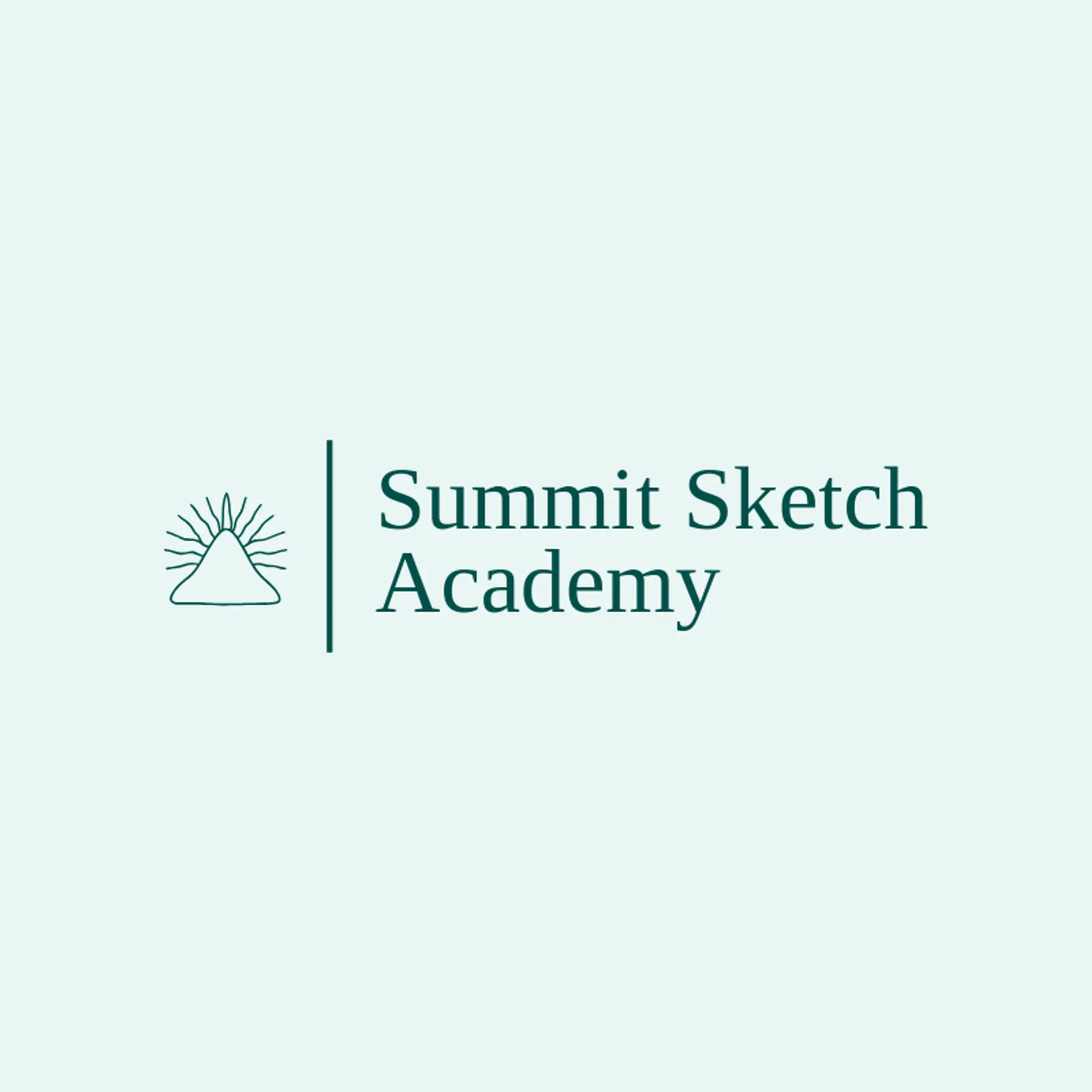Summit Sketch Academy logo for drawing
