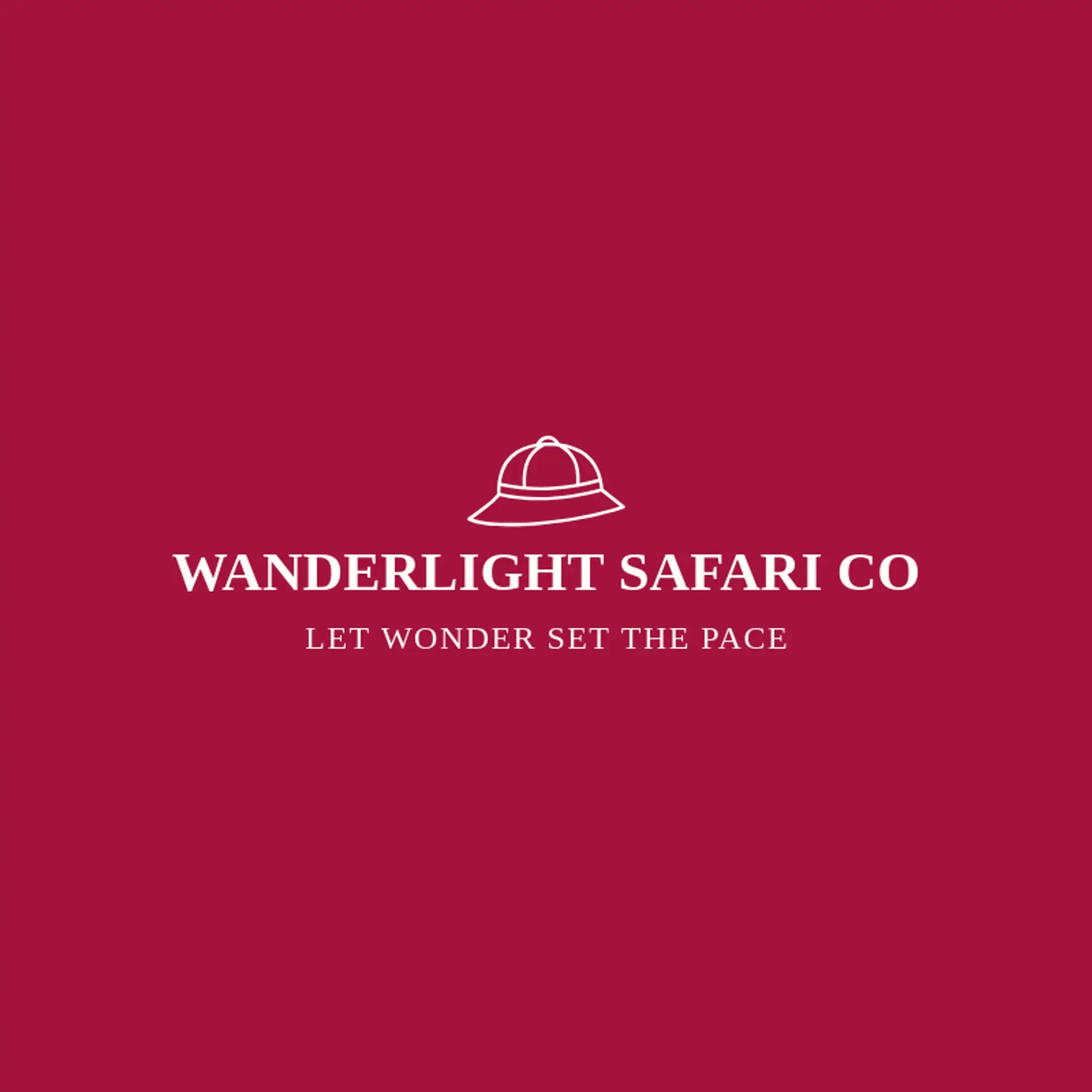 Wanderlight Safari Co logo for safari