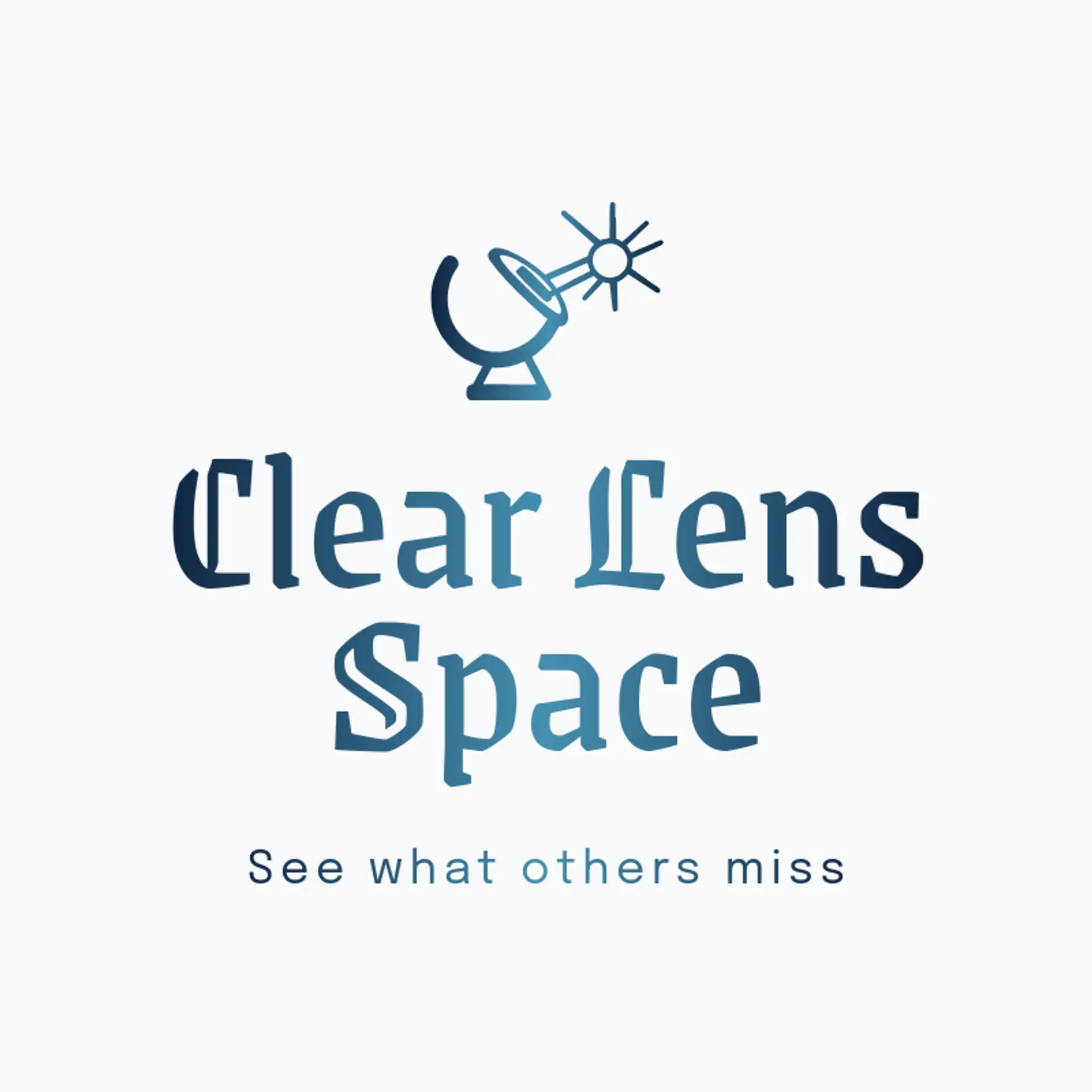 Clear Lens Space logo for space