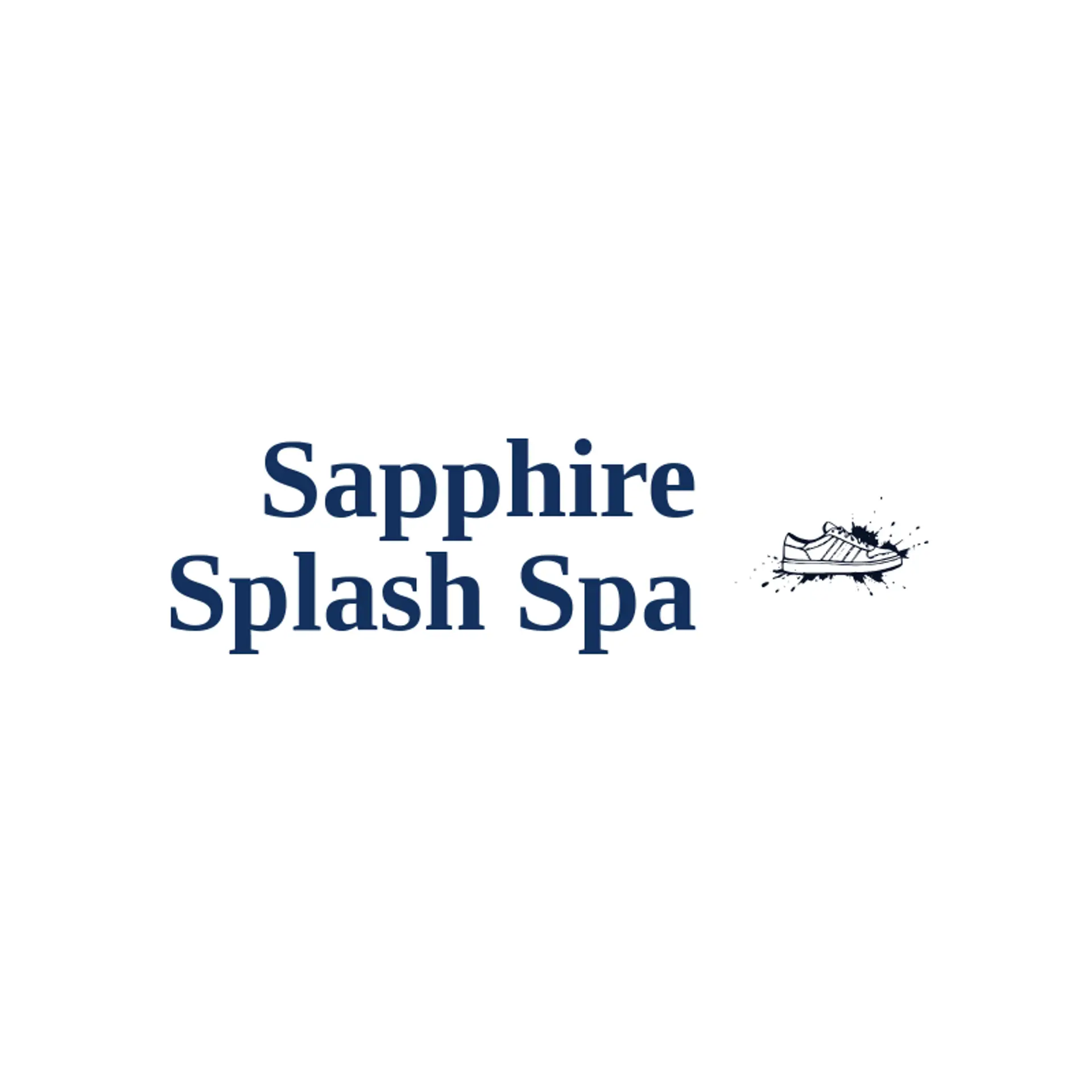 Sapphire Splash Spa logo for splash