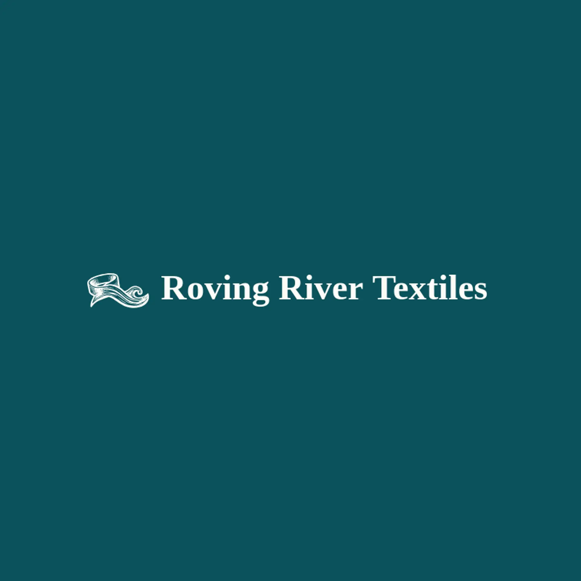 Roving River Textiles logo for fabric