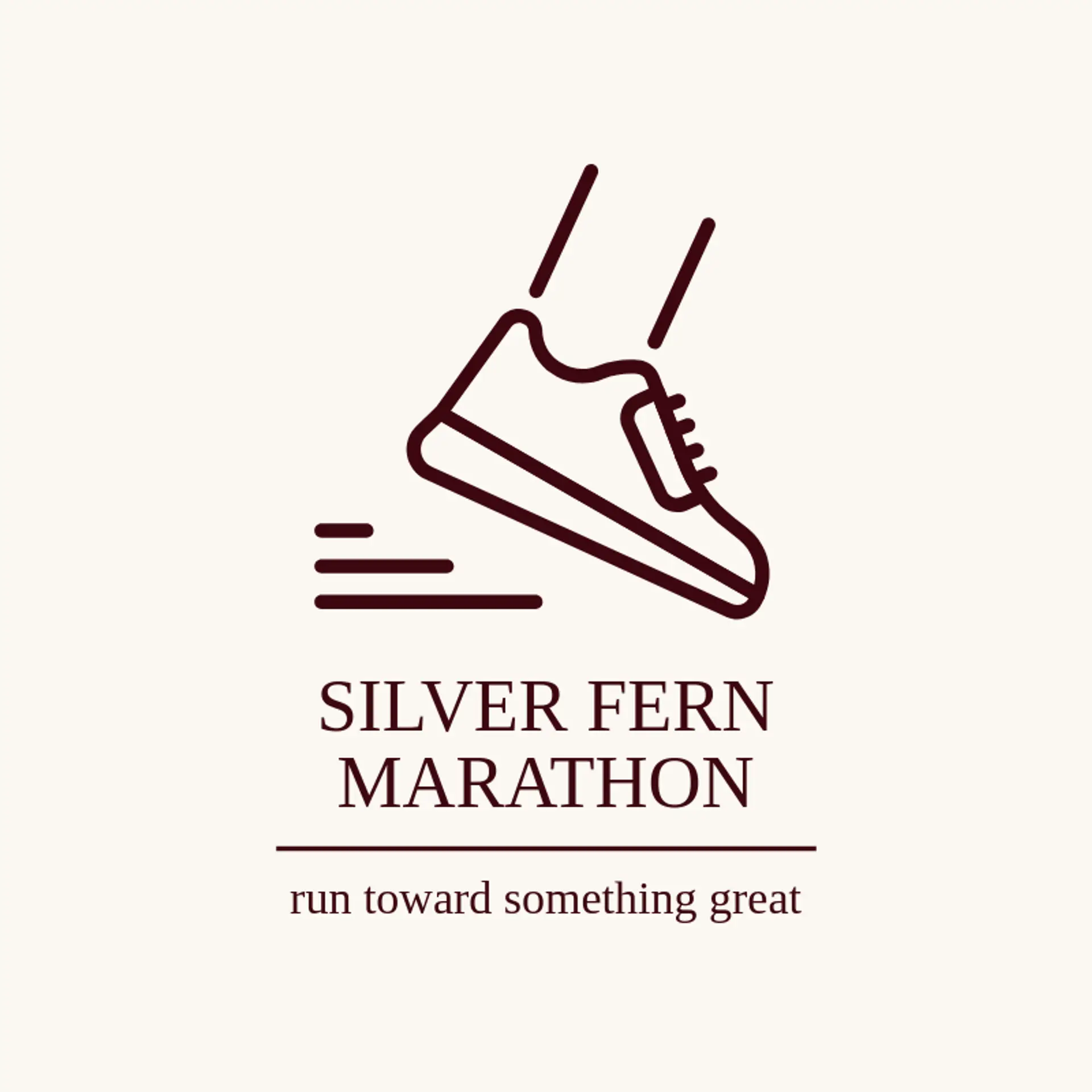 Silver Fern Marathon logo for marathon