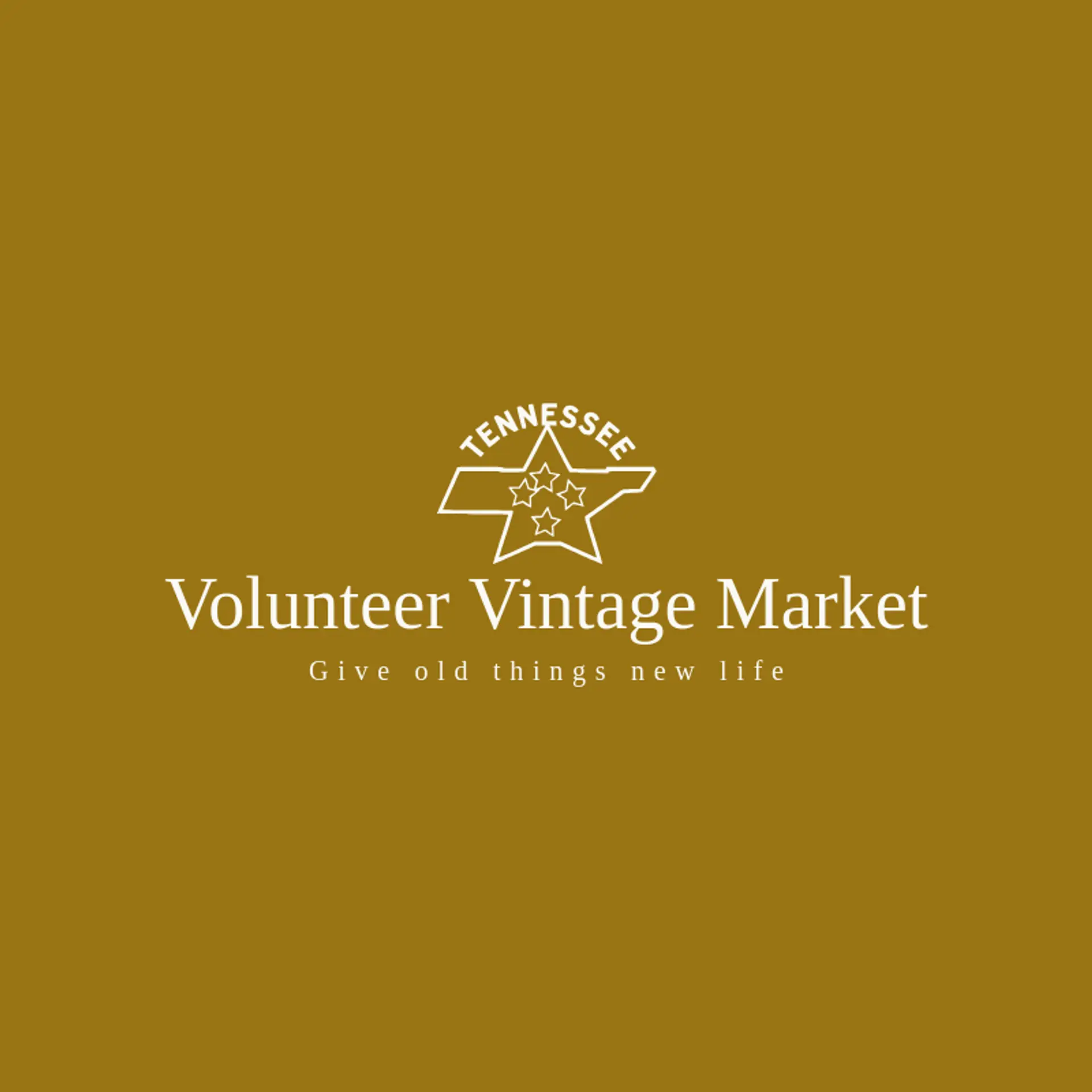 Volunteer Vintage Market logo for tennessee