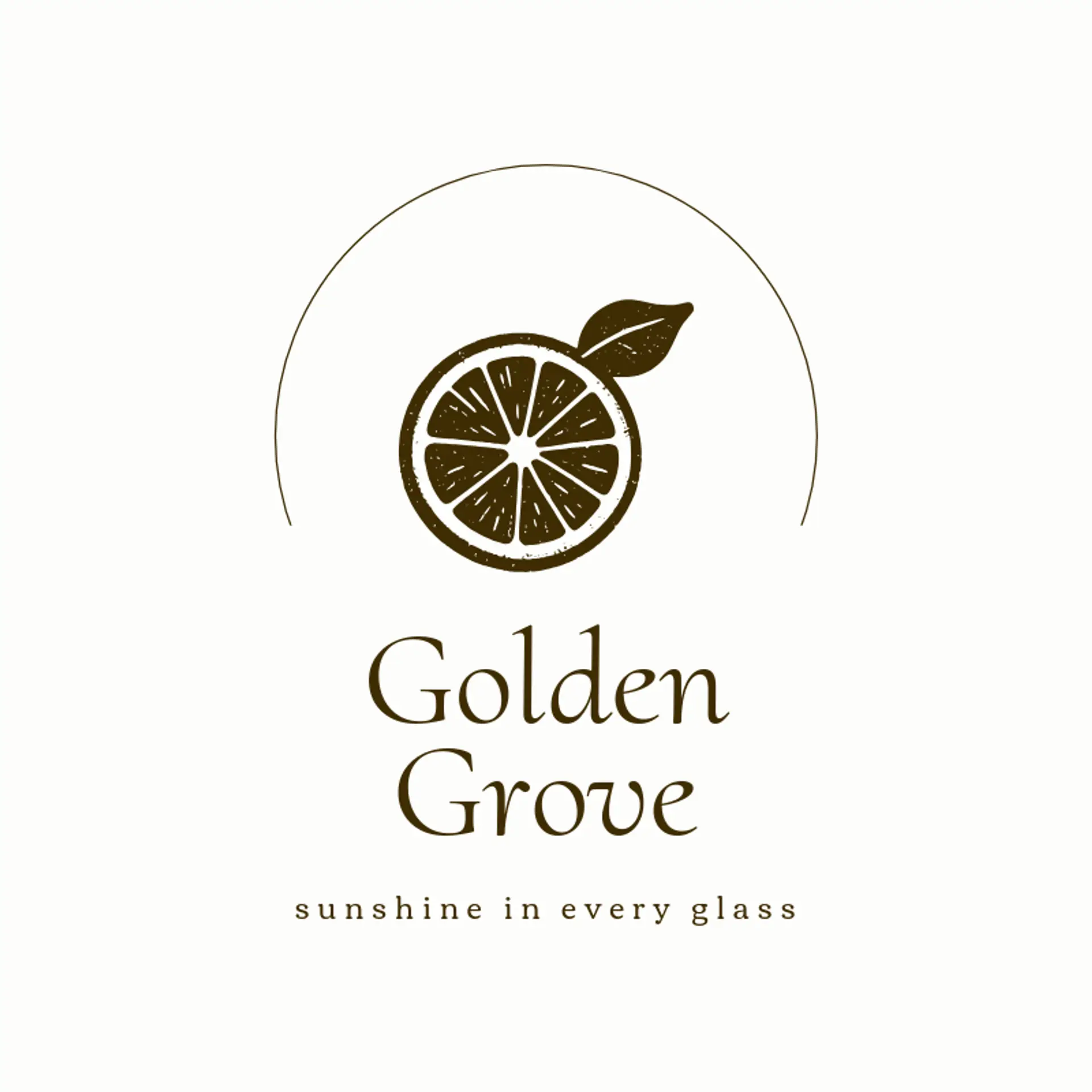 Golden Grove logo for lemonade