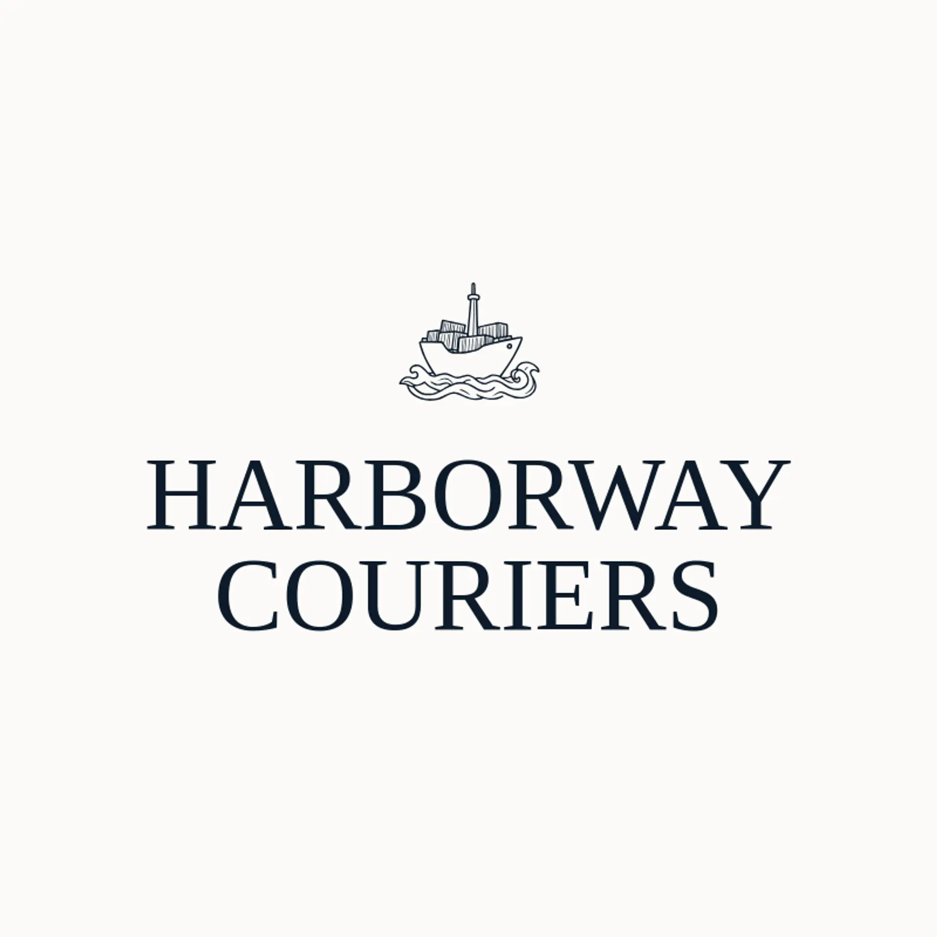Harborway Couriers logo for transportation
