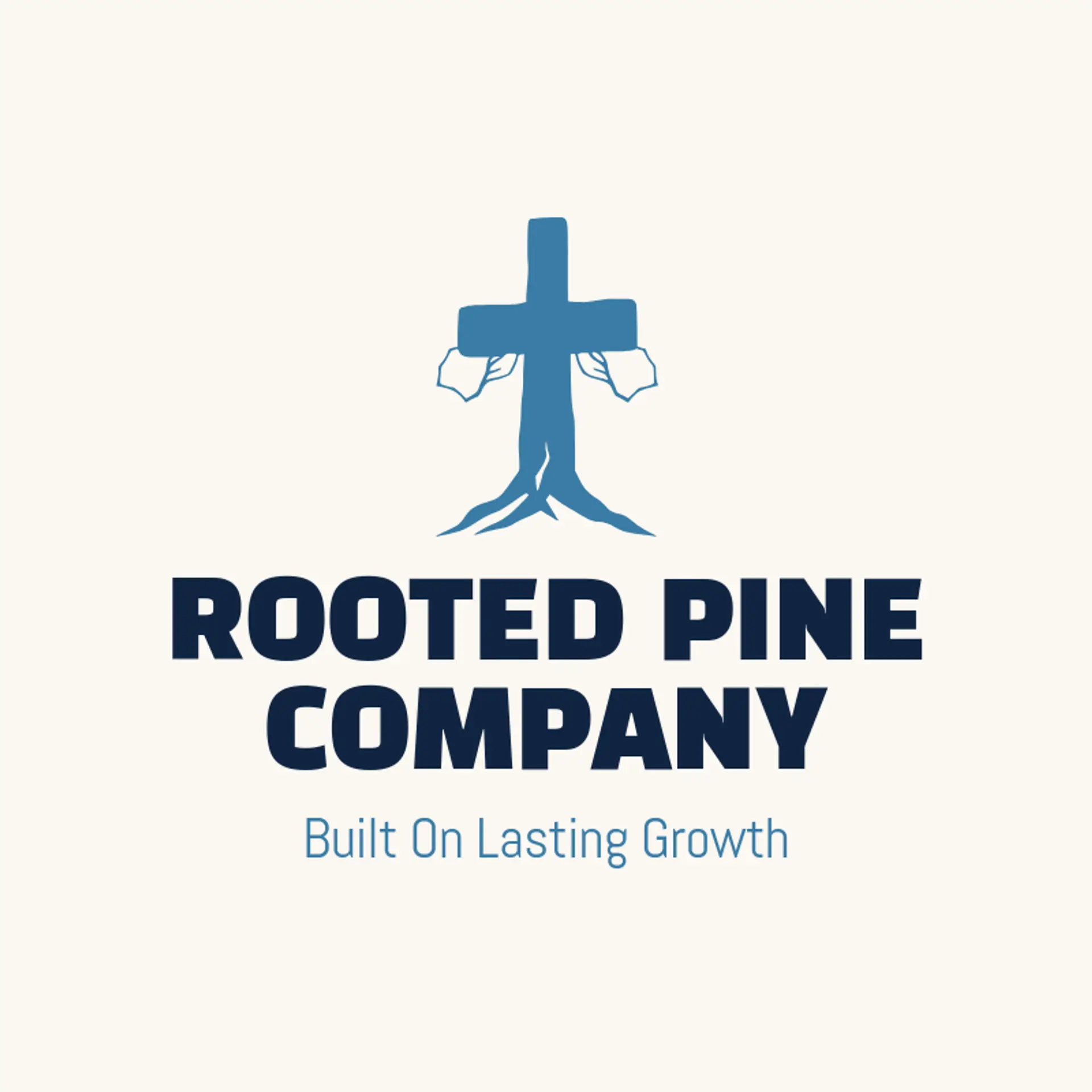 Rooted Pine Company logo for roots