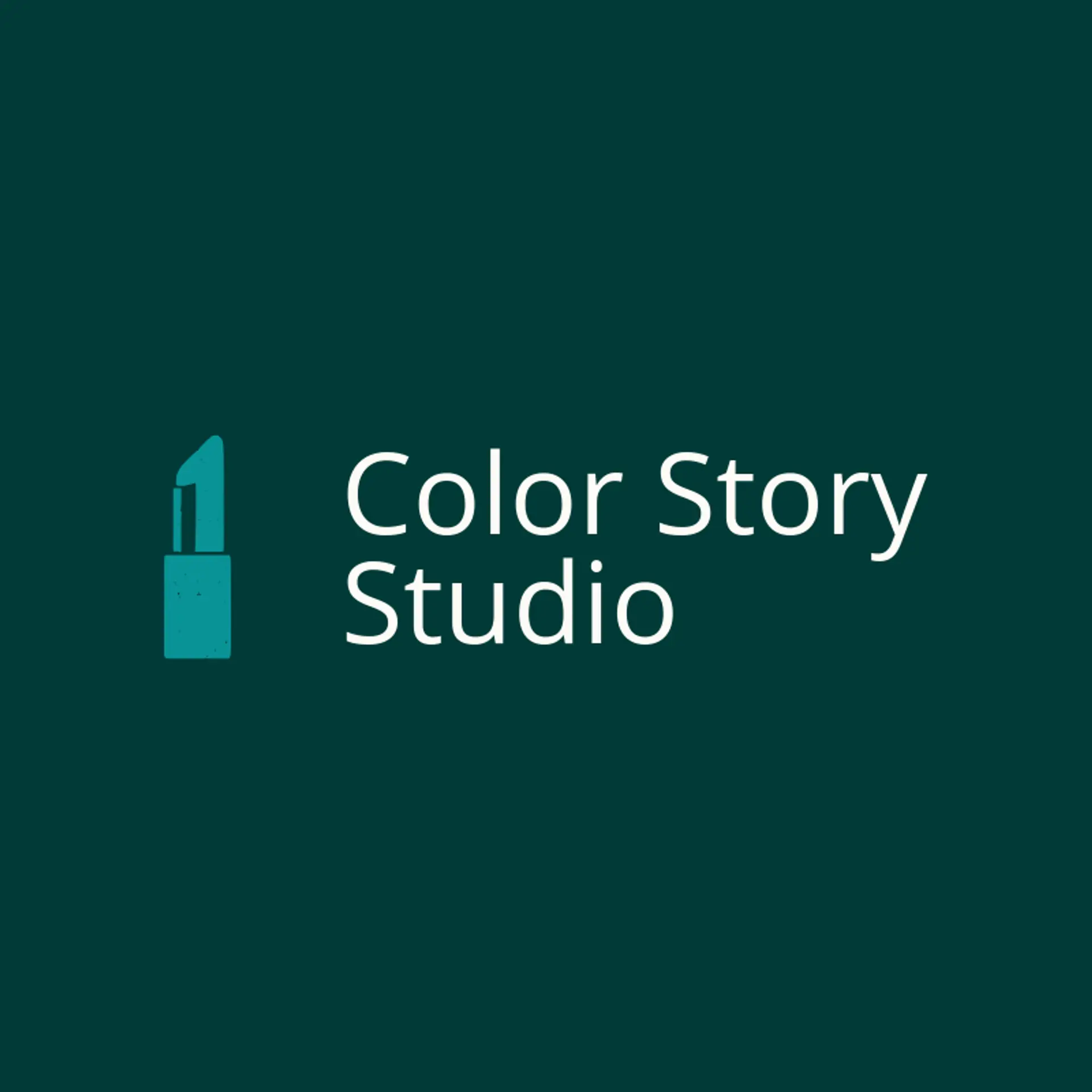 Color Story Studio logo for cosmetics