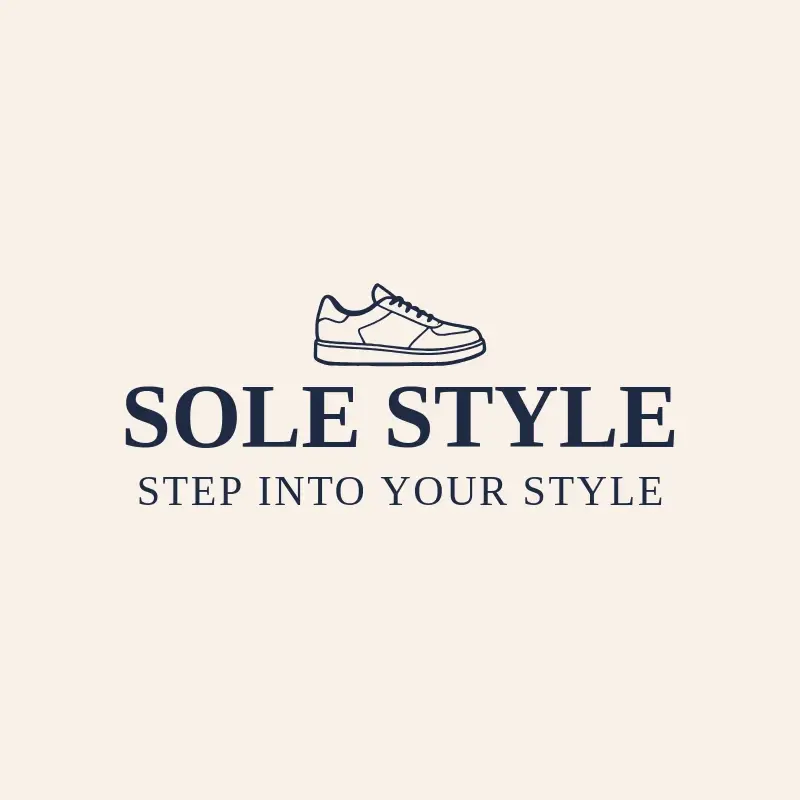 The shoe store name Sole Style as a branded logo with a single color icon