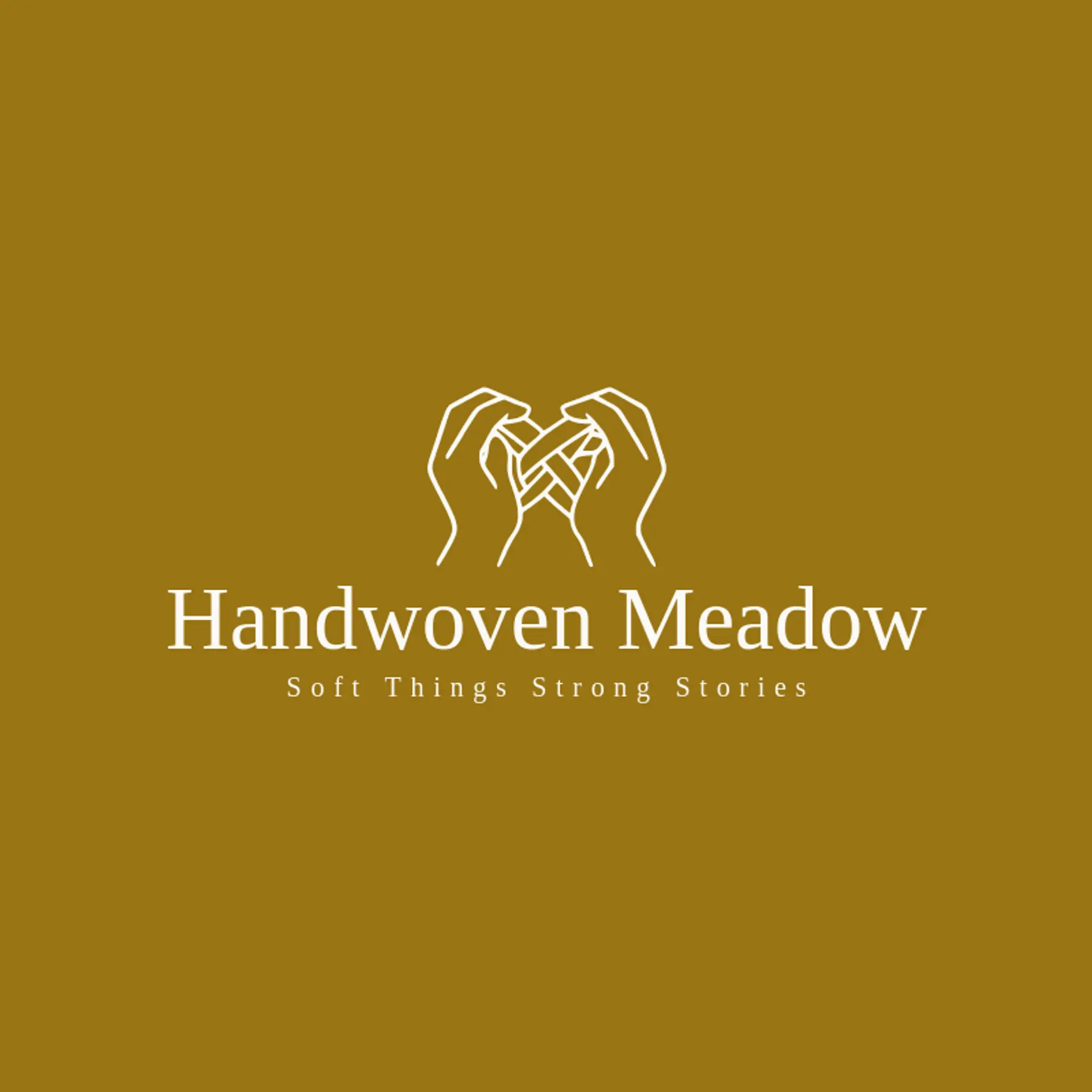 Handwoven Meadow logo for hands