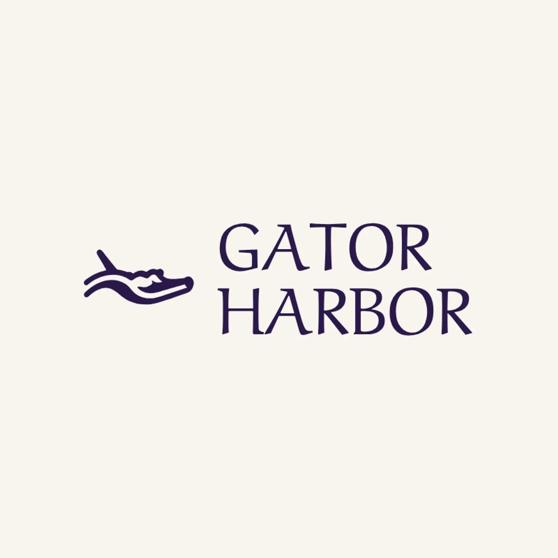 Gator Harbor logo for alligator