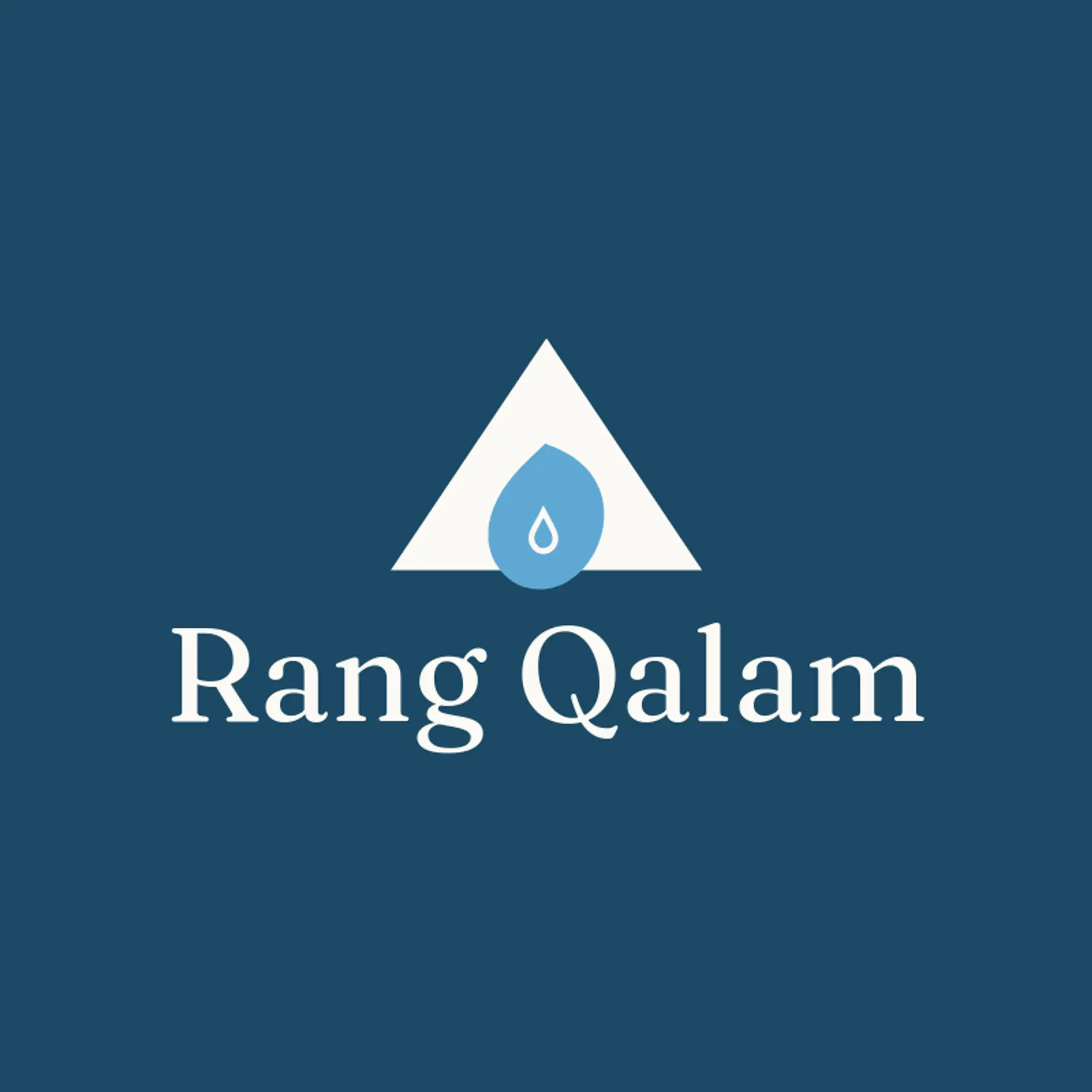 Rang Qalam logo for urdu