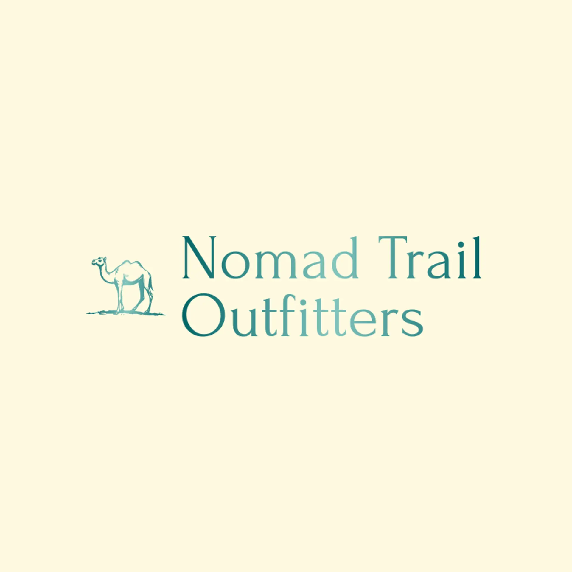 Nomad Trail Outfitters logo for camel