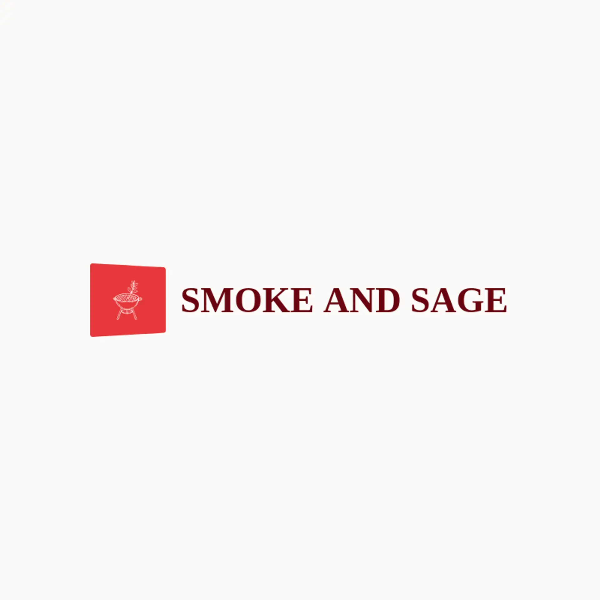 Smoke and Sage logo for grill