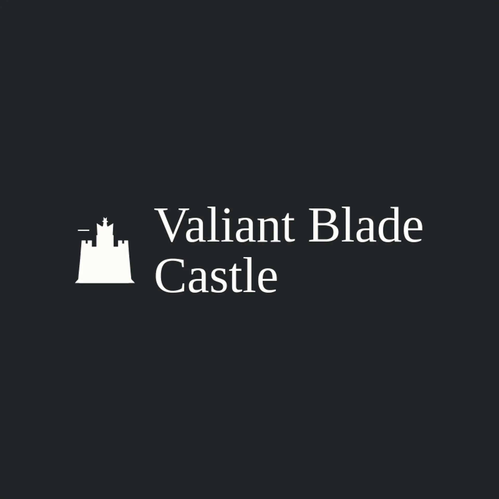 Valiant Blade Castle logo for castle
