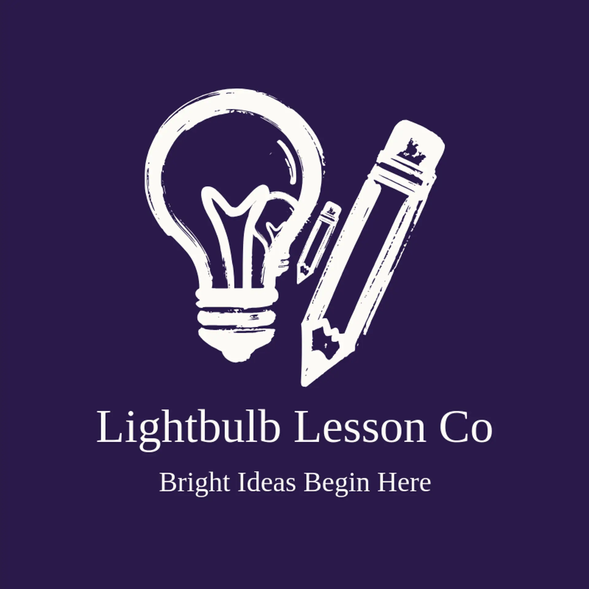 Lightbulb Lesson Co logo for teacher