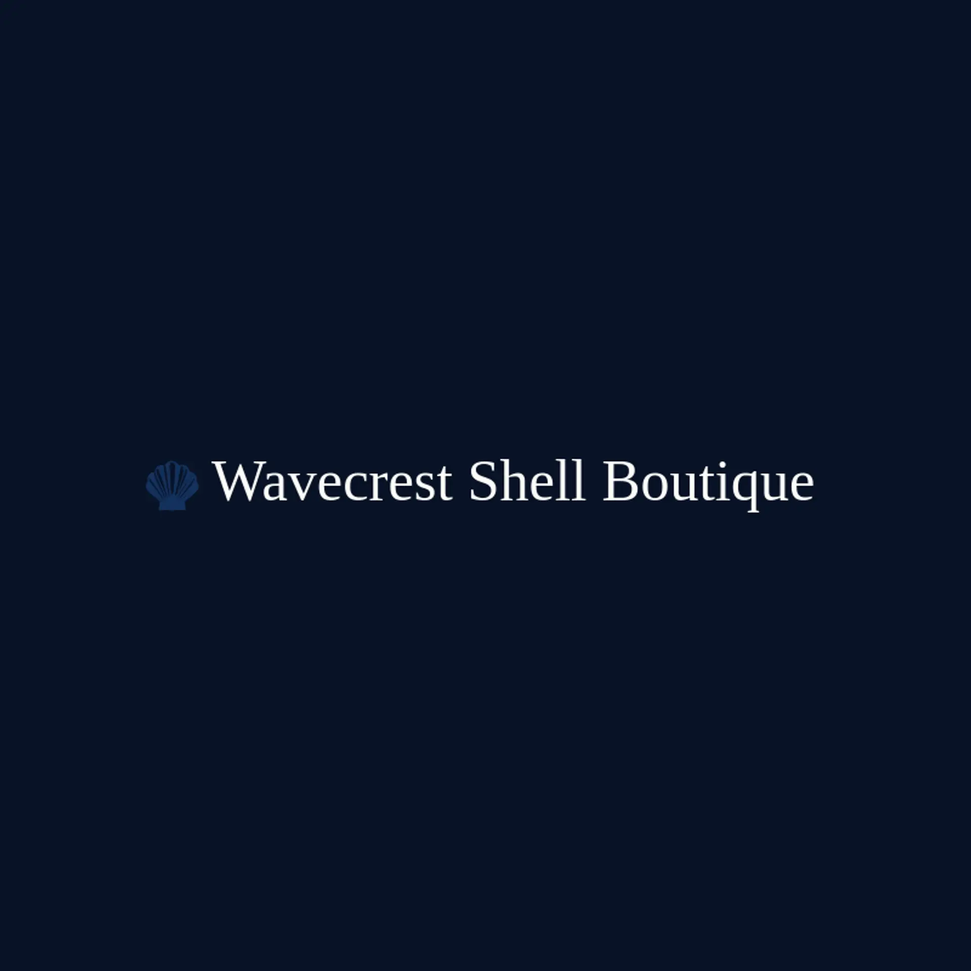 Wavecrest Shell Boutique logo for shell