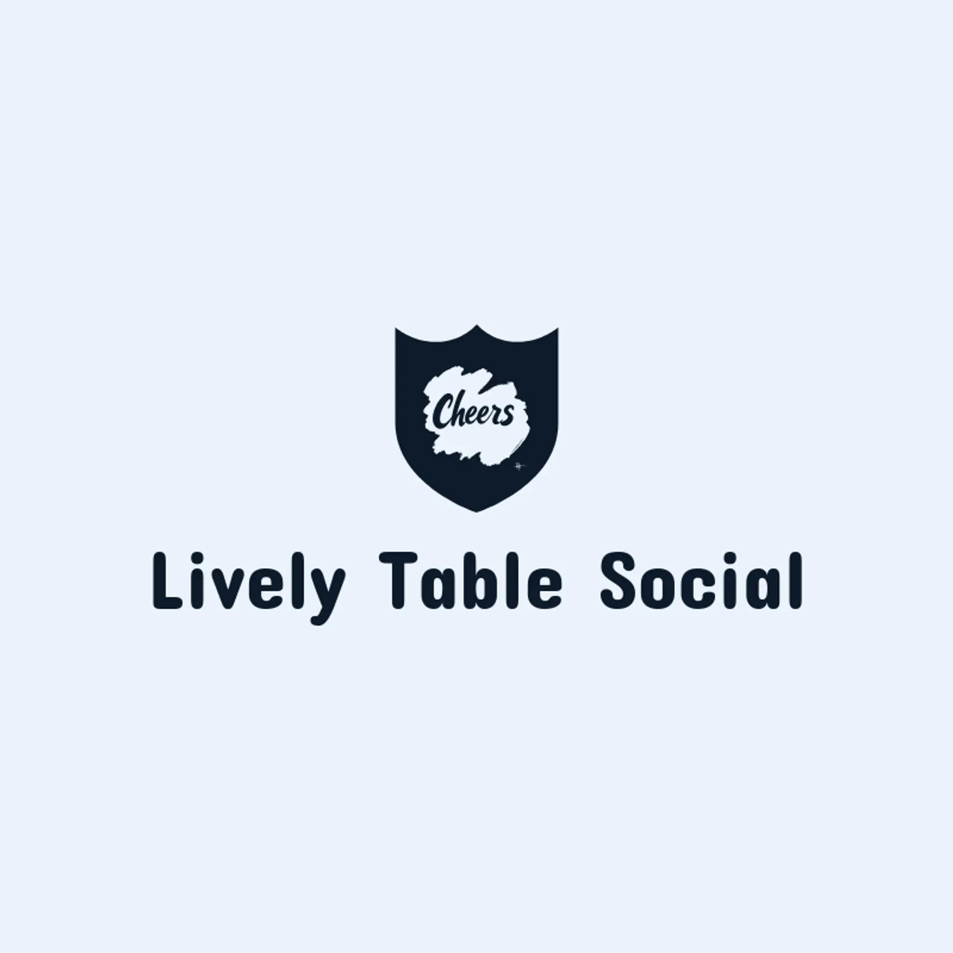 Lively Table Social logo for cheers