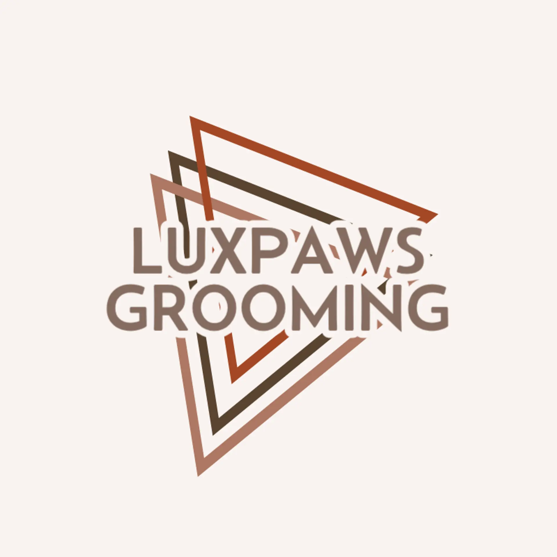 Paws & Polish logo for grooming salon