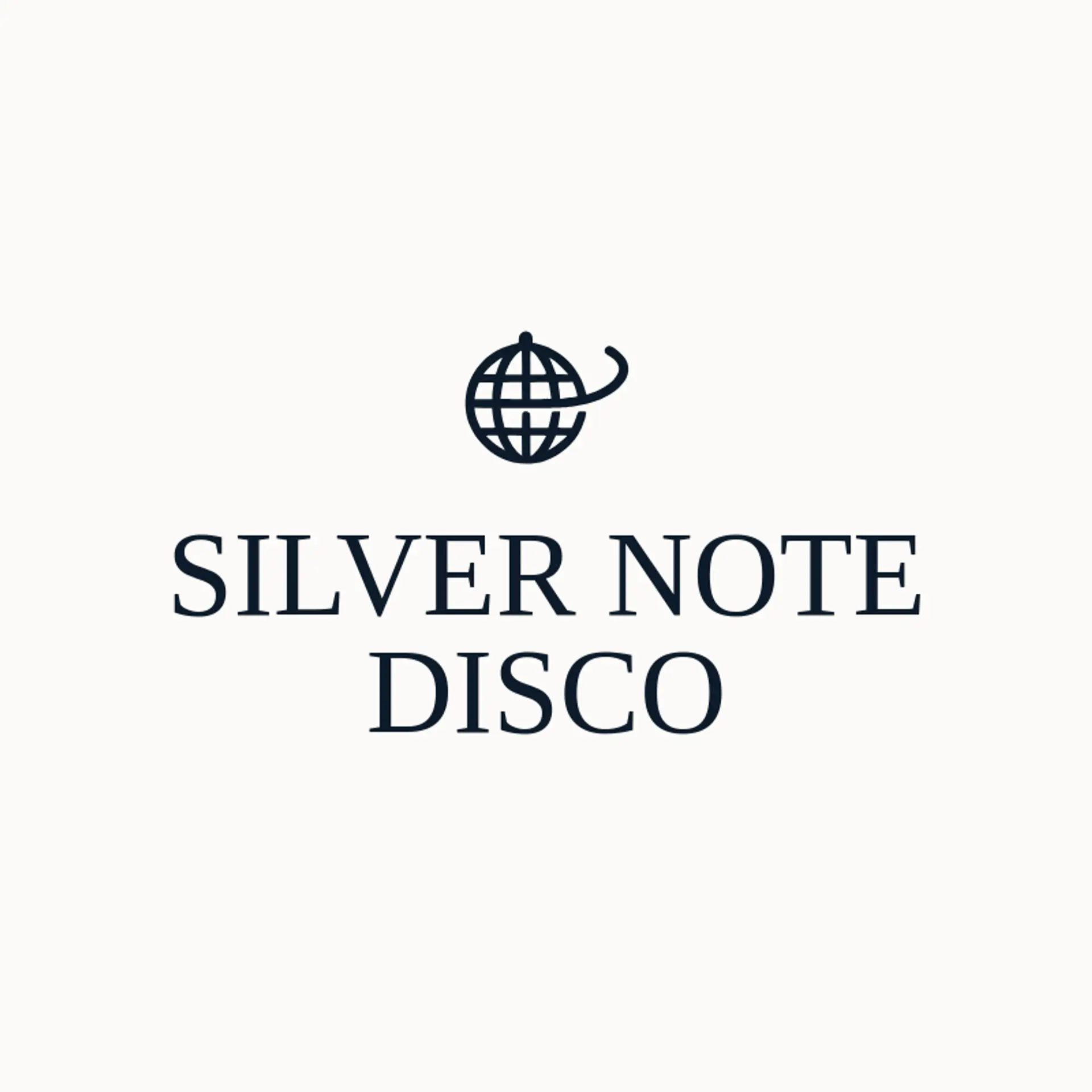 Silver Note Disco logo for disco