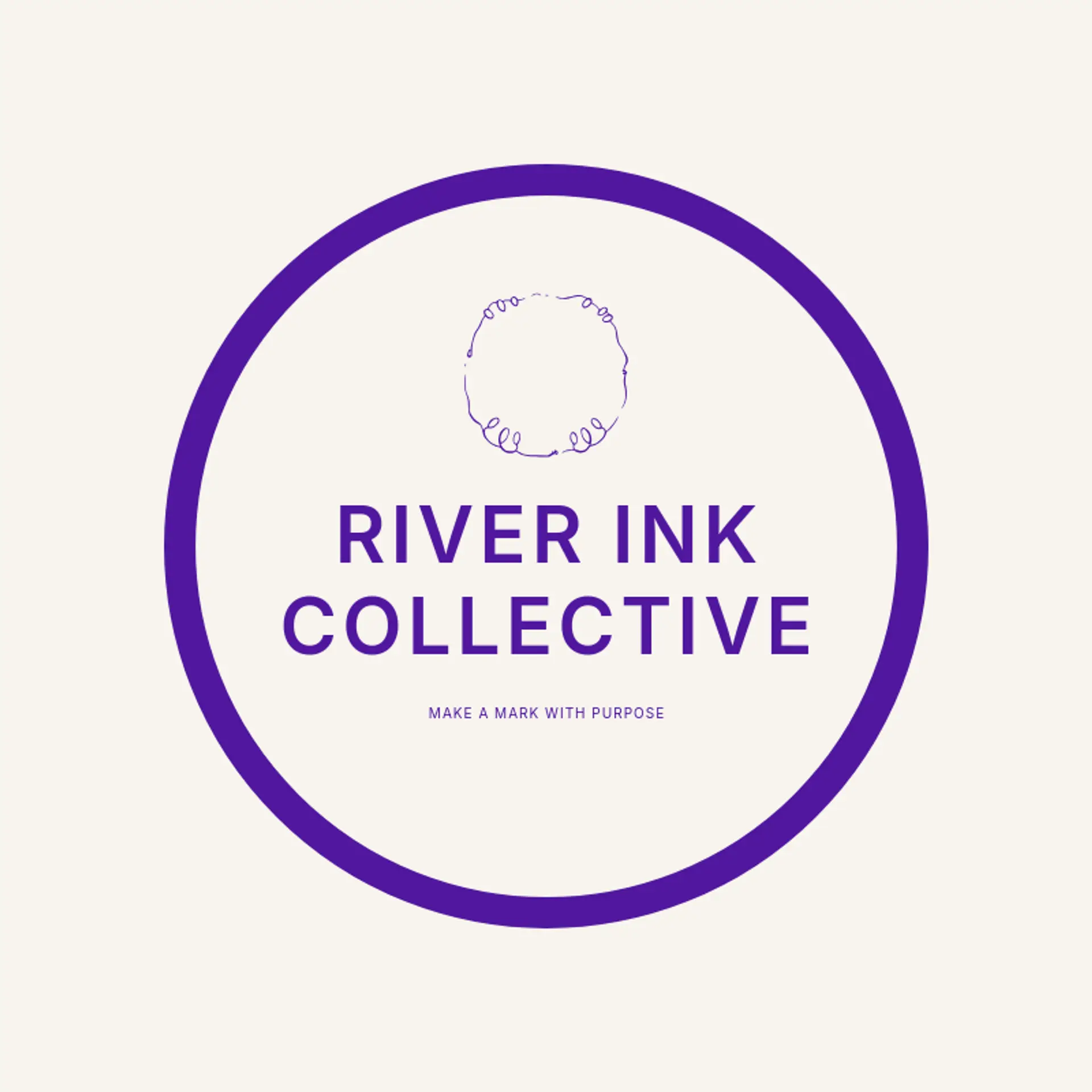 River Ink Collective logo for line