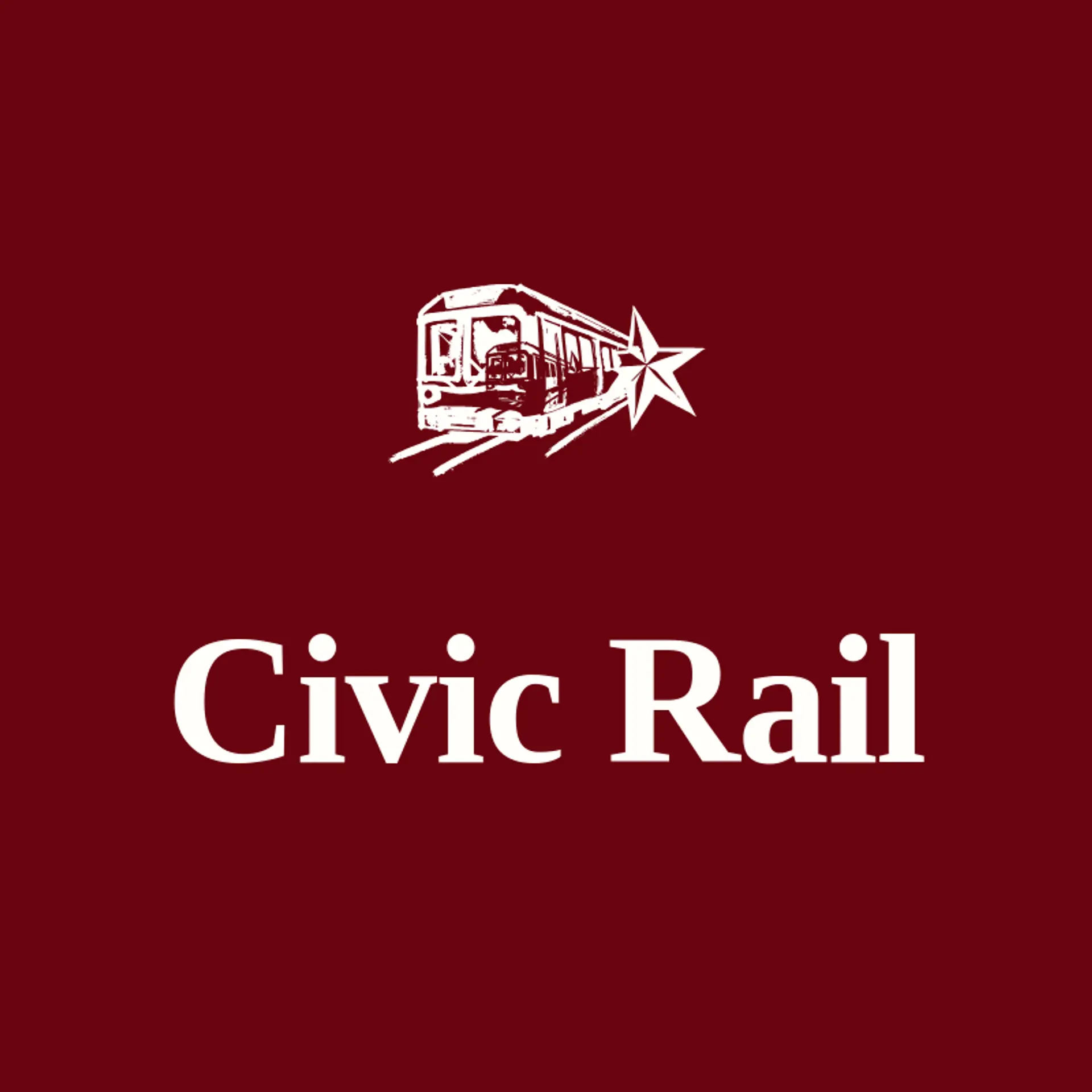 Civic Rail logo for metro