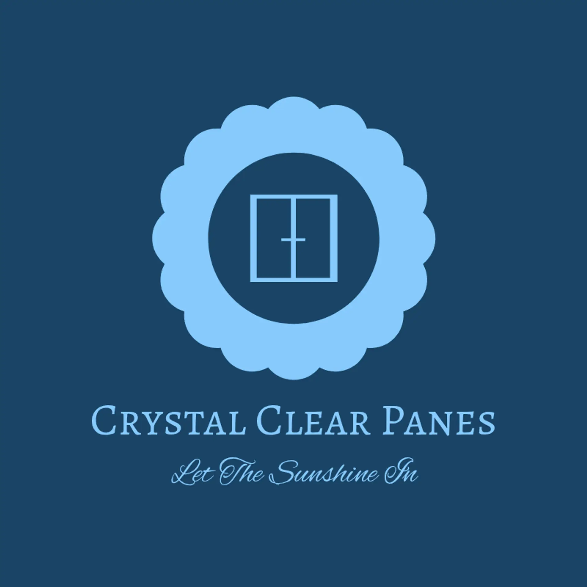Crystal Clear Panes logo for window cleaning