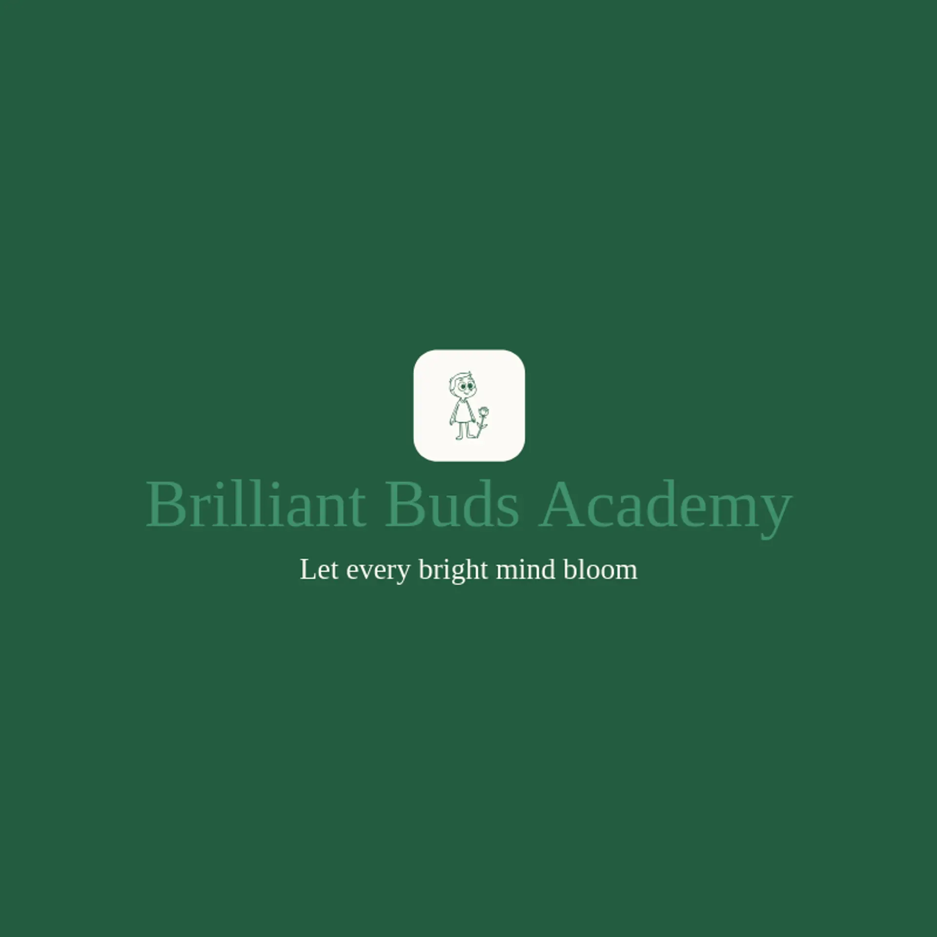 Brilliant Buds Academy logo for tutor