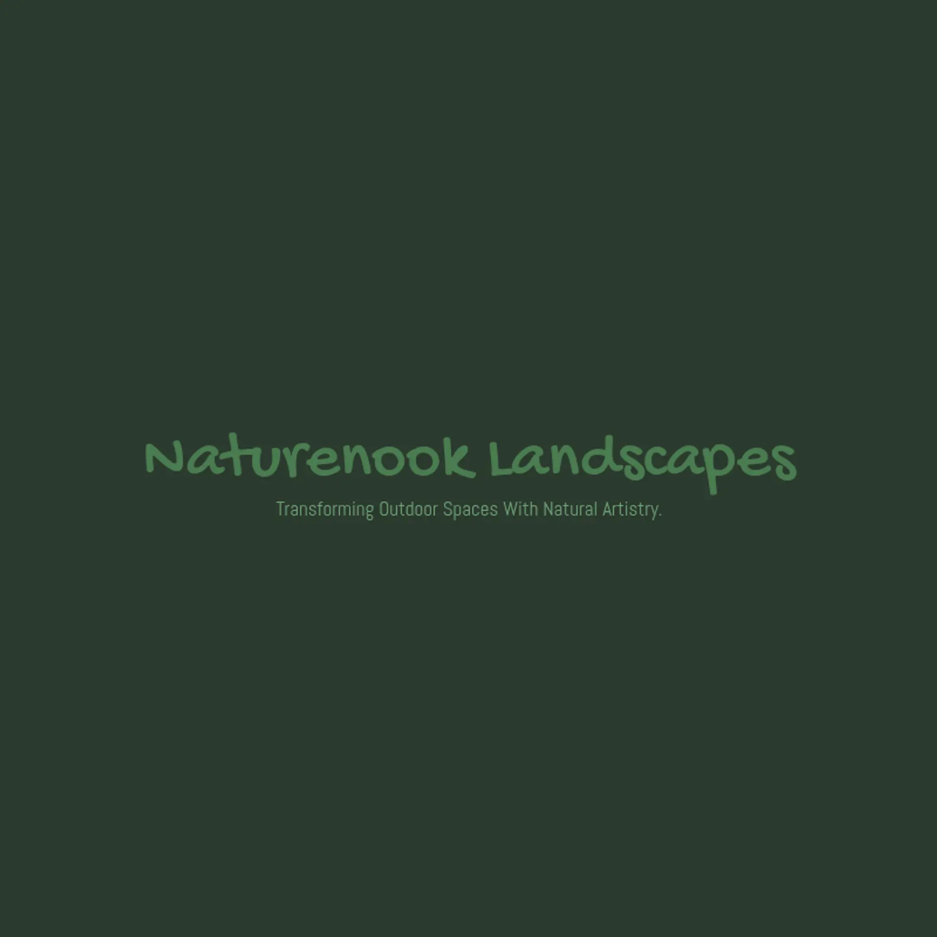 NatureNook Landscapes logo for cool landscaping
