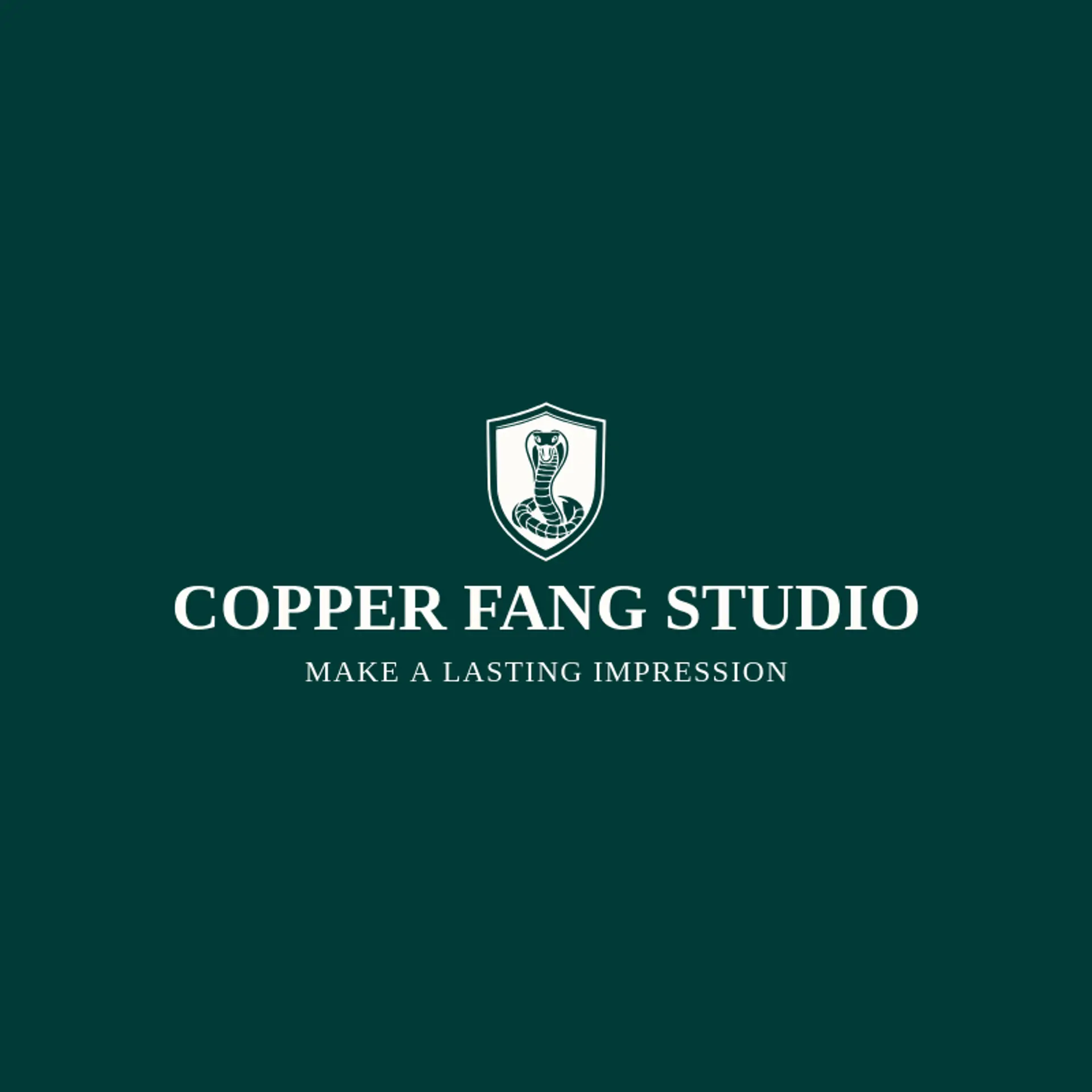 Copper Fang Studio logo for cobra