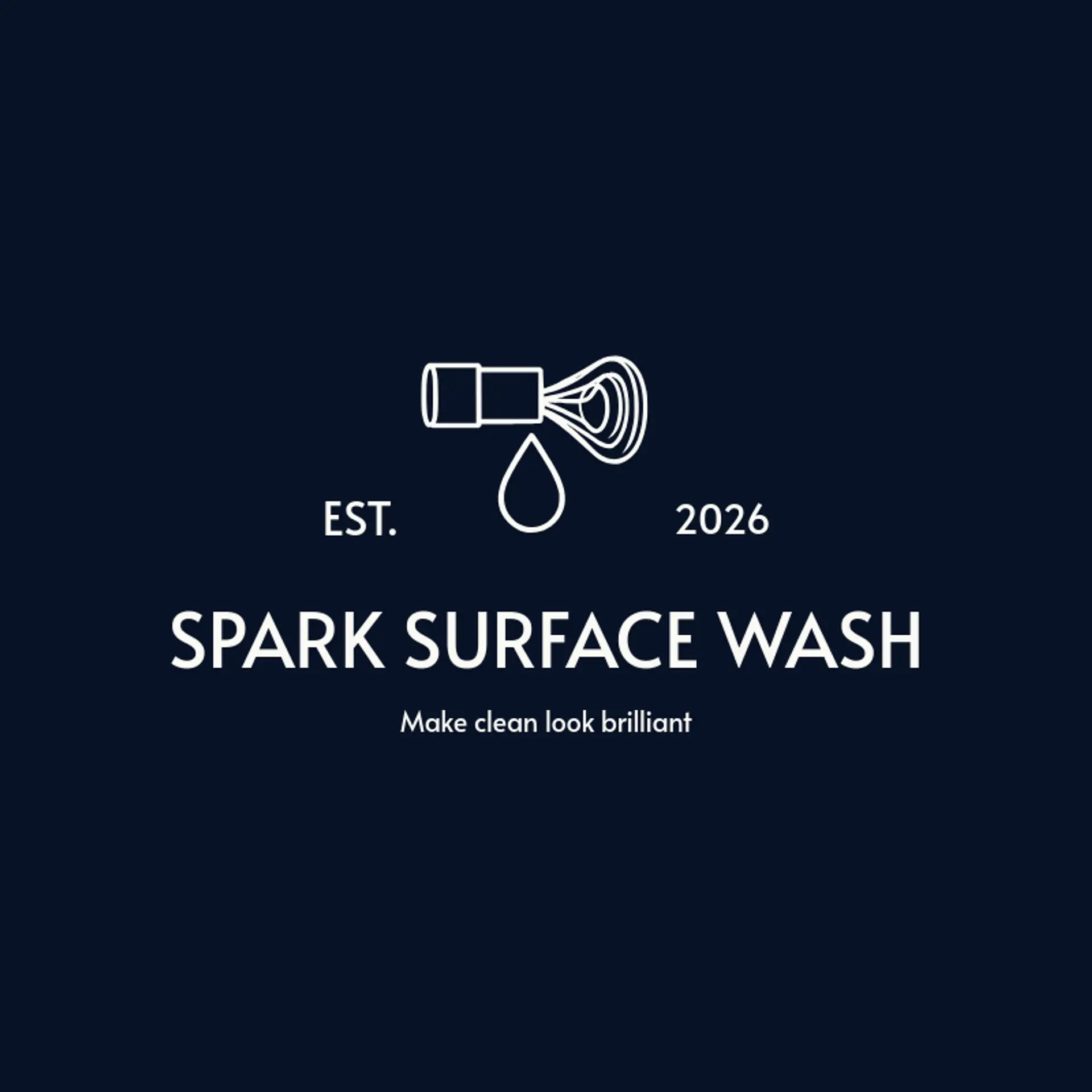 Spark Surface Wash logo for pressure washing