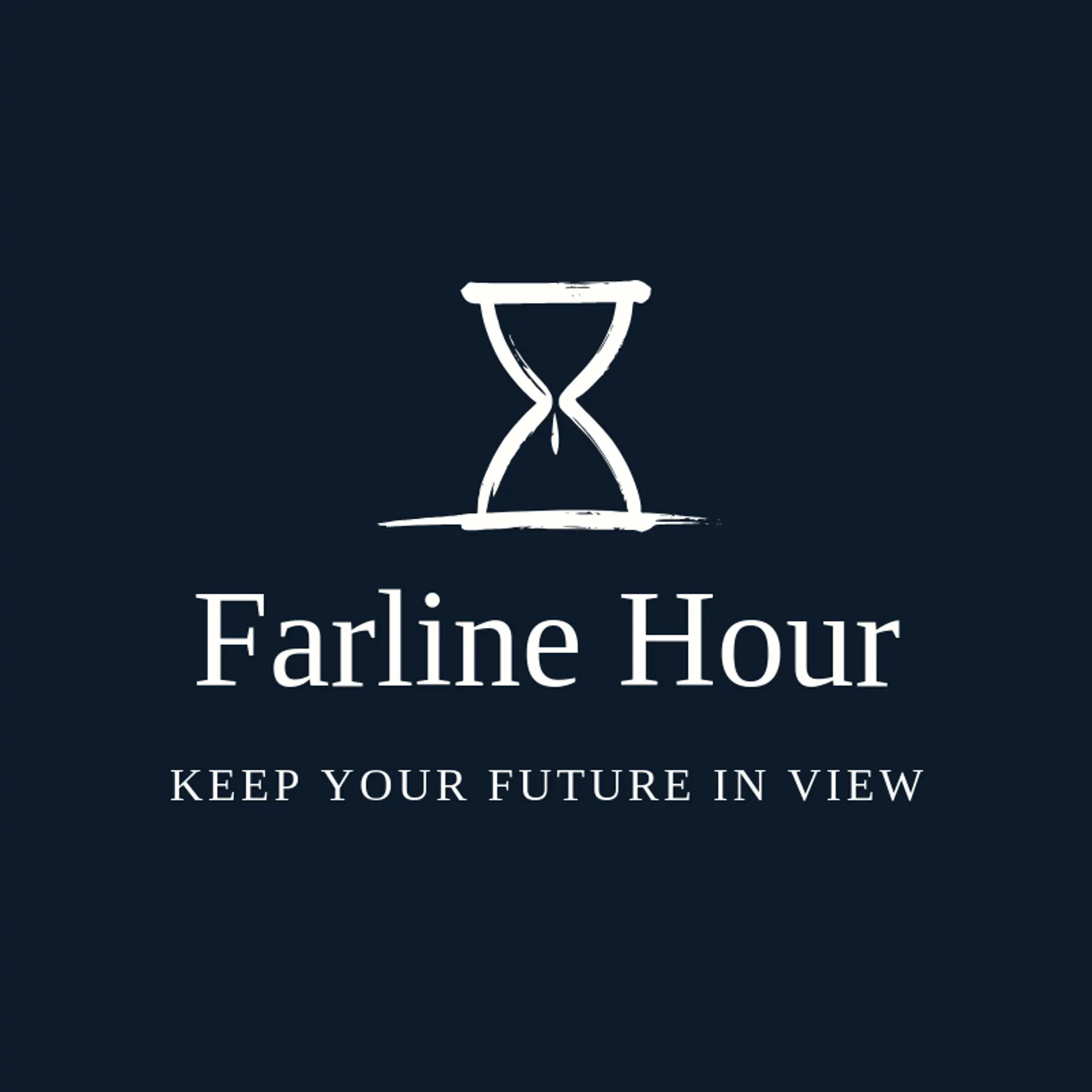 Farline Hour logo for hourglass