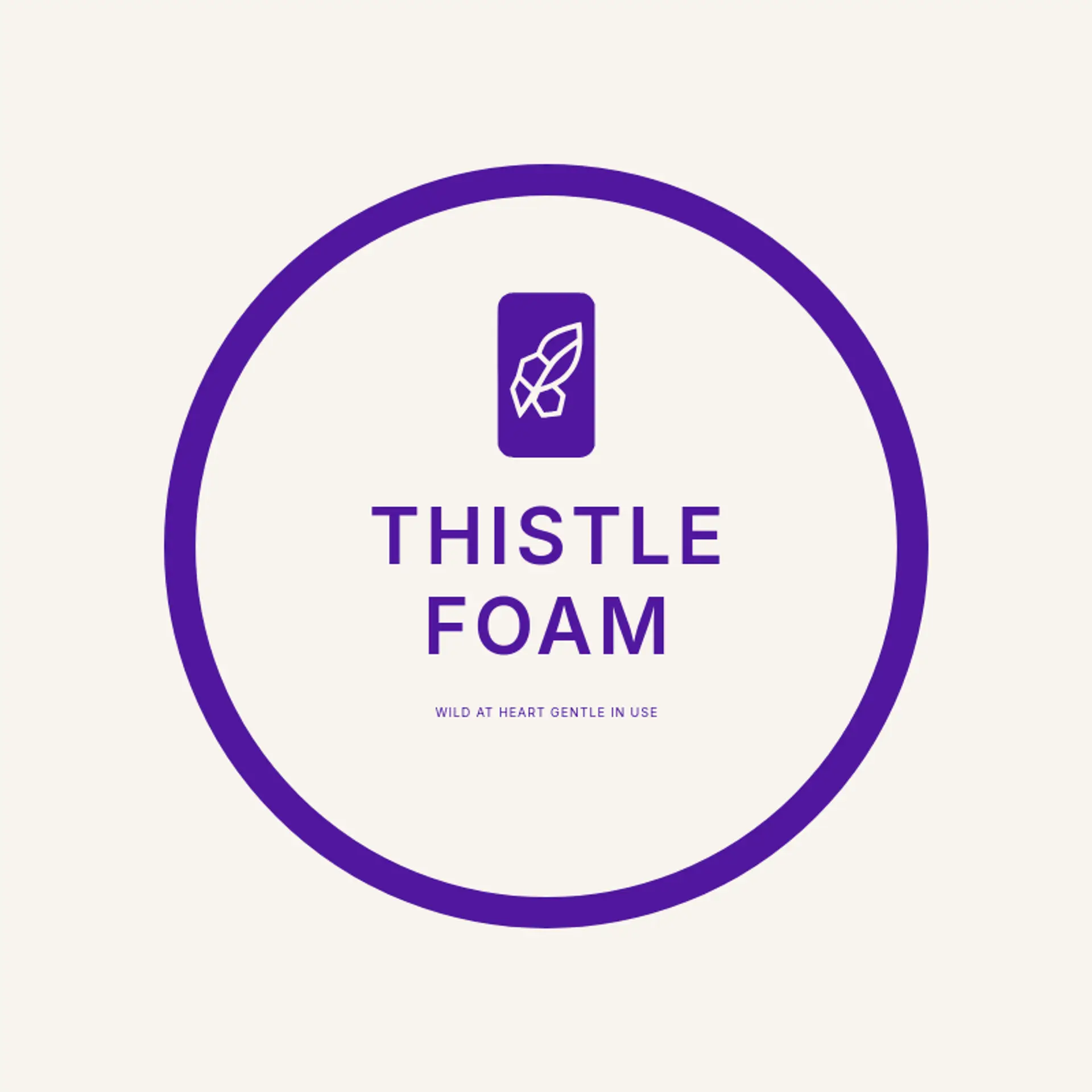 Thistle Foam logo for soap