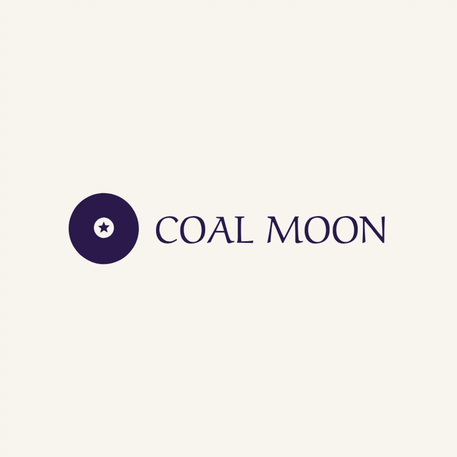 Coal Moon logo for rock