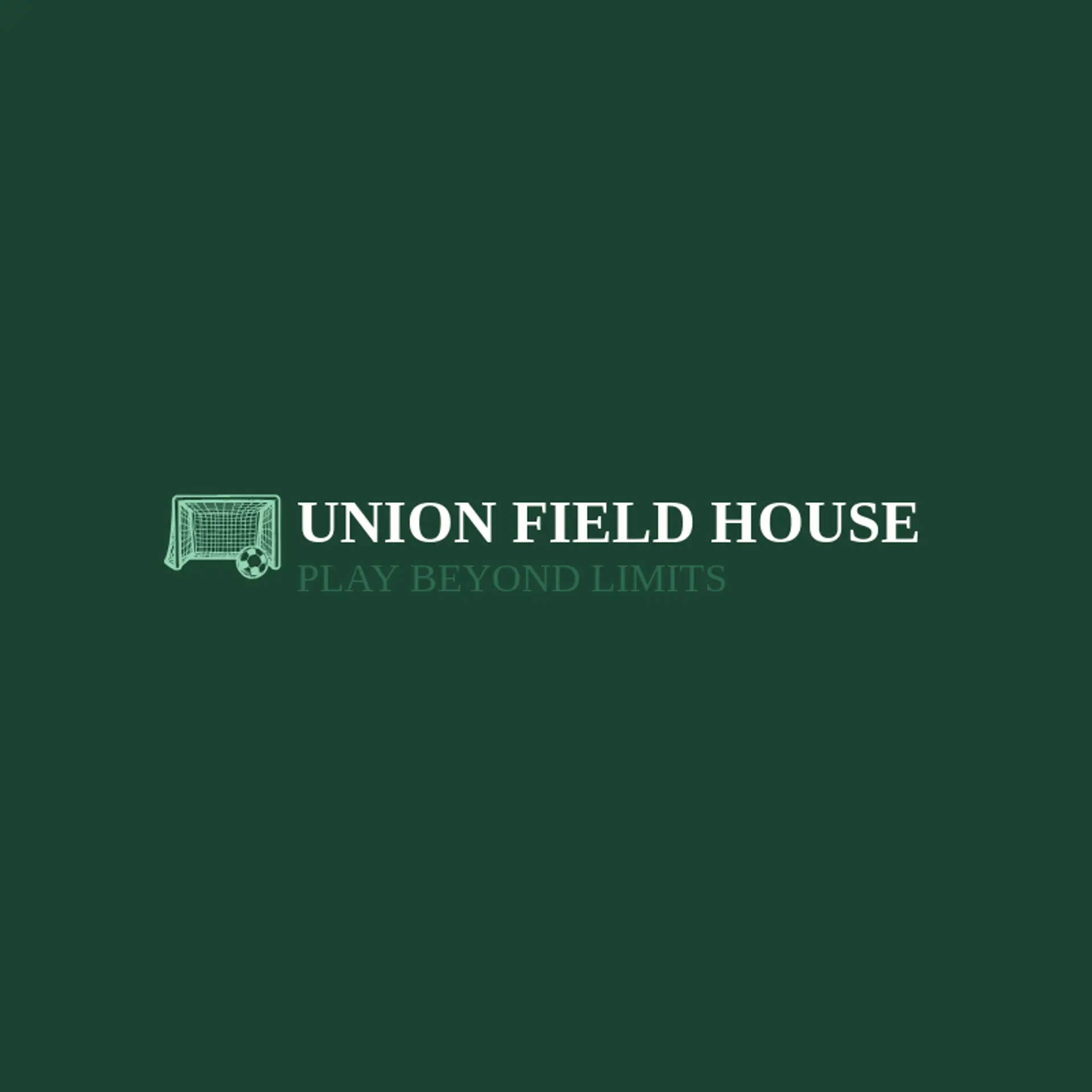 Union Field House logo for soccer ball