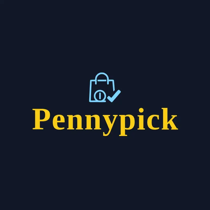 The eBay store name PennyPick as a branded logo with a single color icon