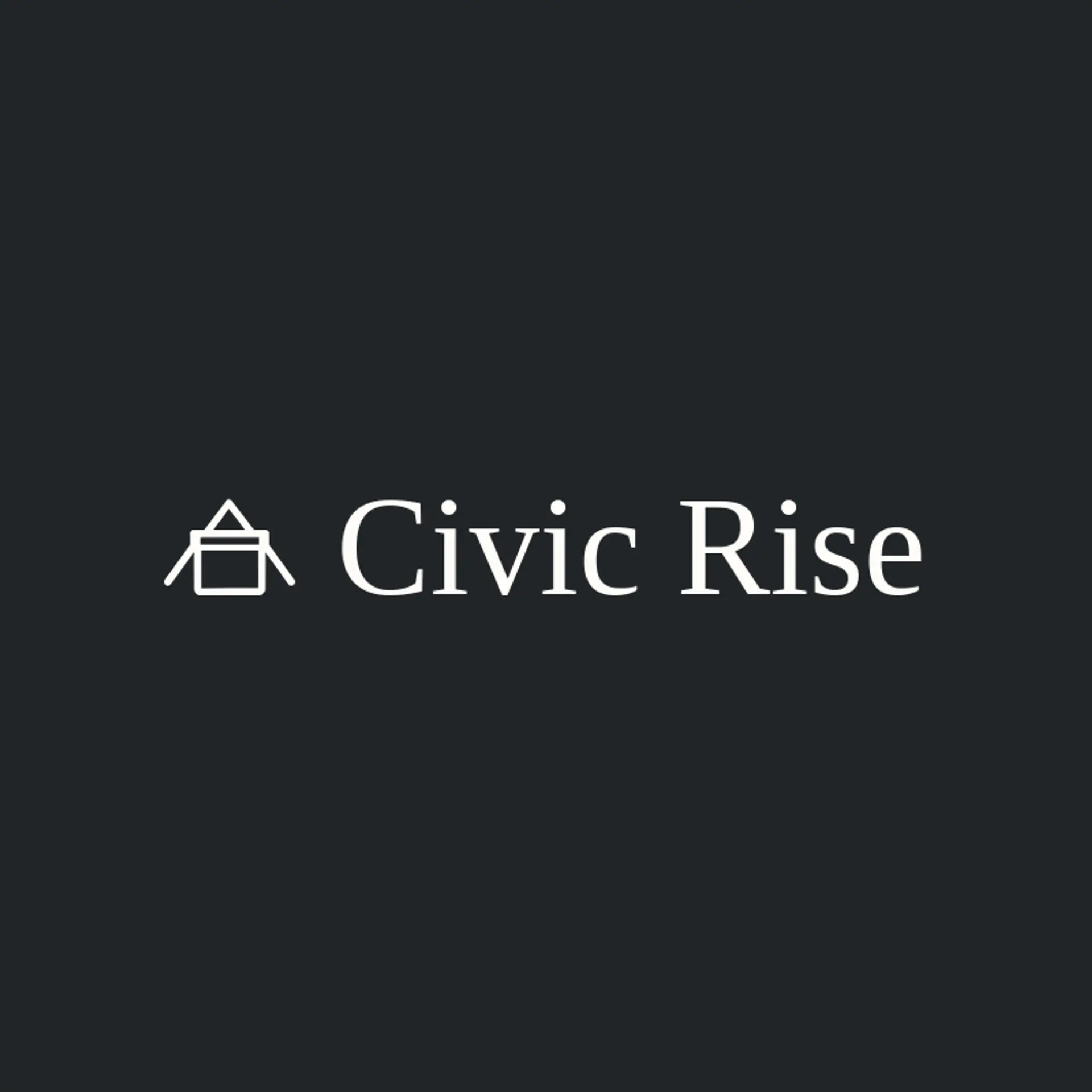 Civic Rise logo for vote