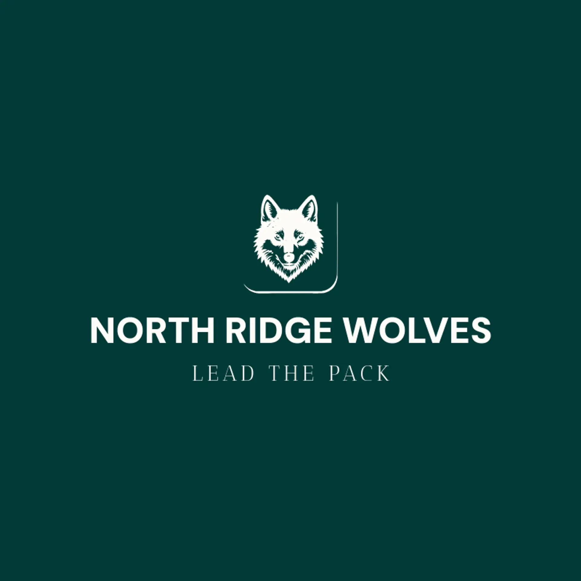 North Ridge Wolves logo for wolf