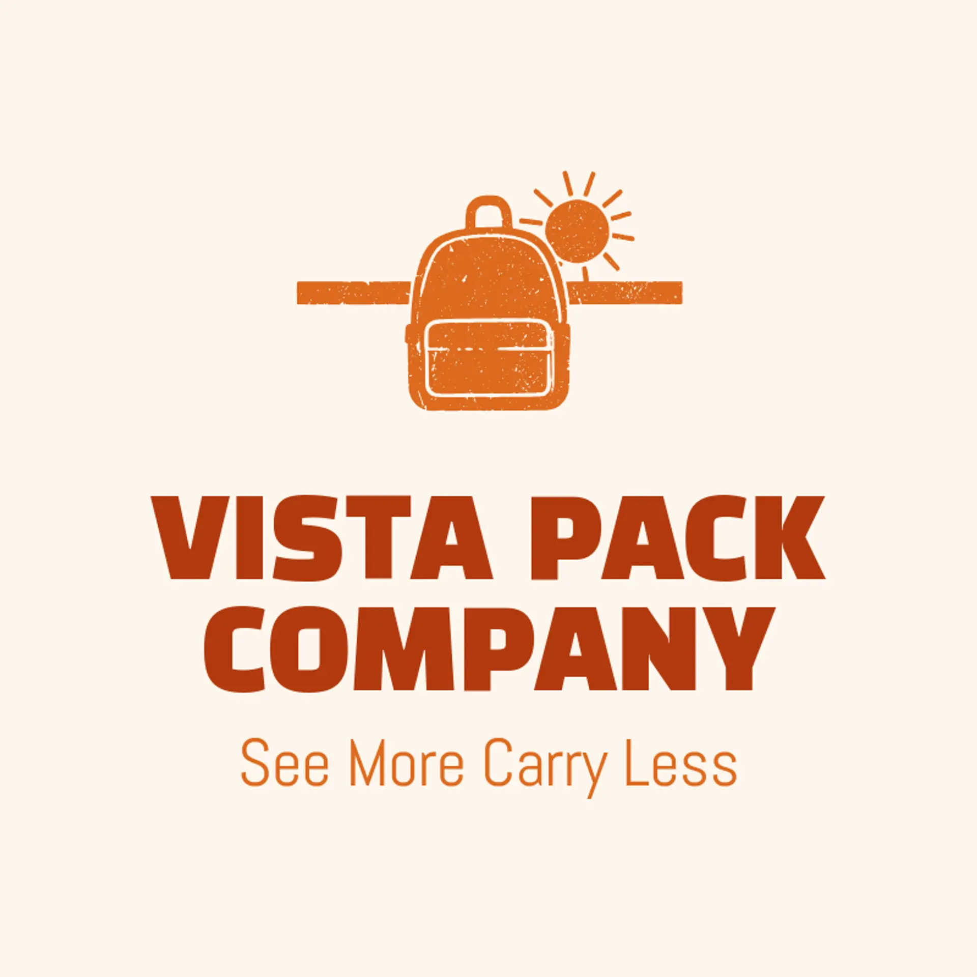 Vista Pack Company logo for bag