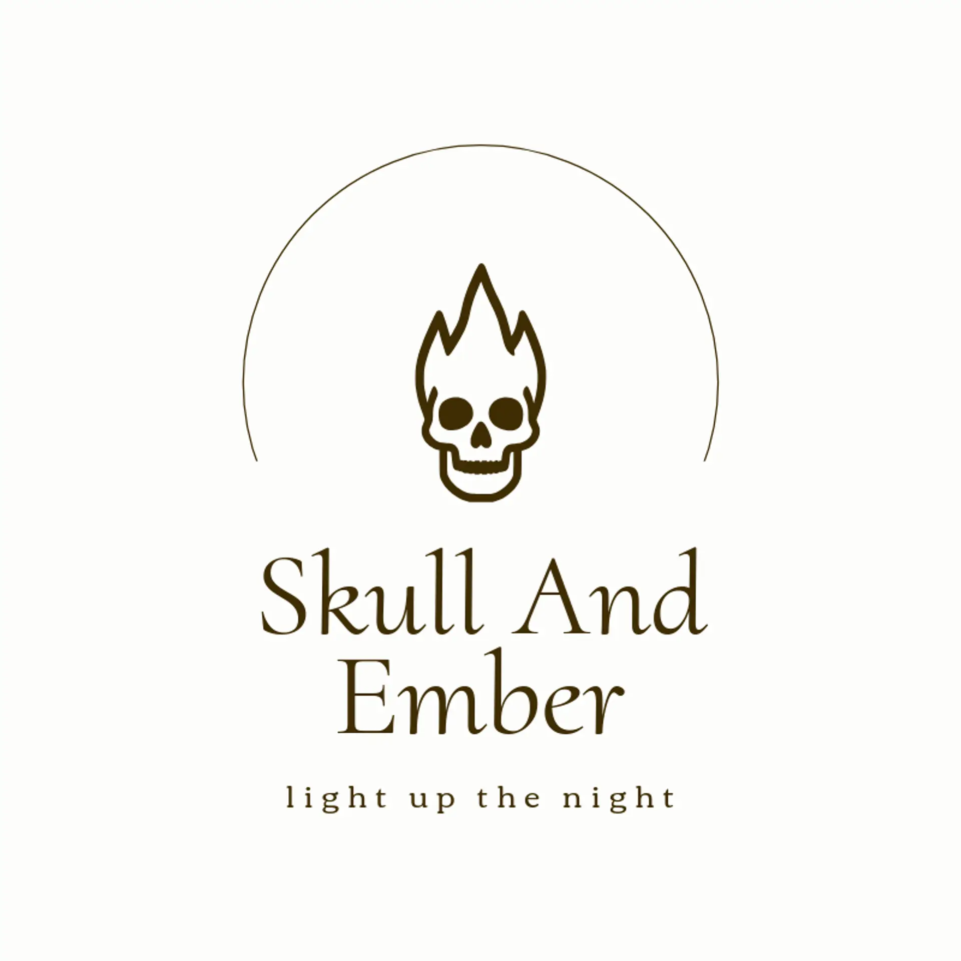 Skull and Ember logo for skull